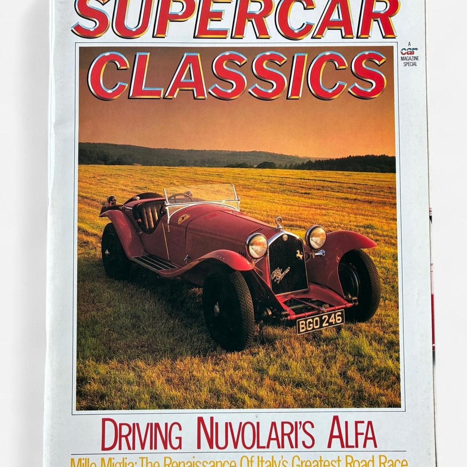 Ferrari × Porsche Design × Vintage Supercar Classics magazine DRIVING NUVOLARIS ALFA Romeo Size ONE SIZE - 1 Thumbnail