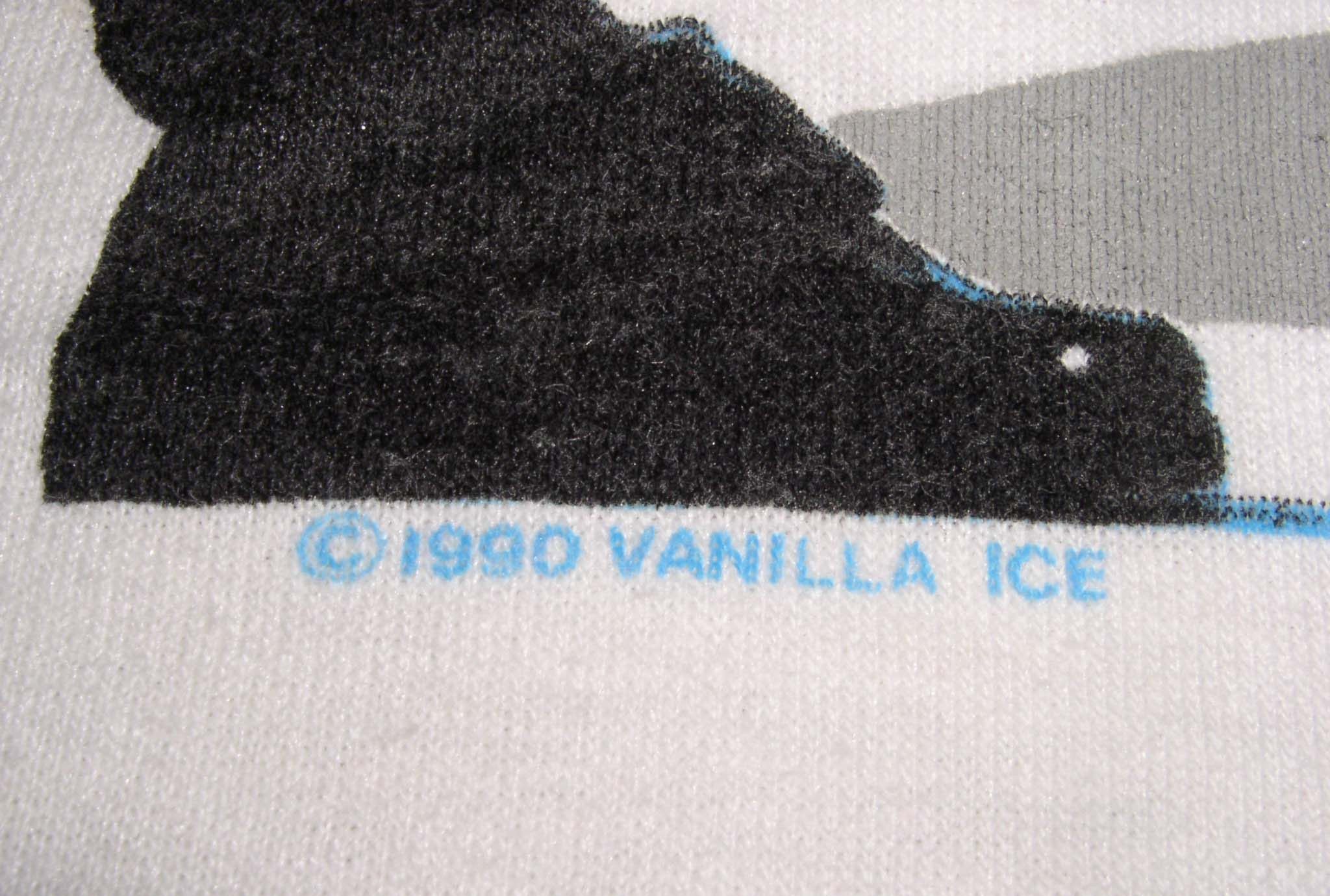 Vanilla Ice Concert Tour Shirt Vintage 1990 Single Stitched