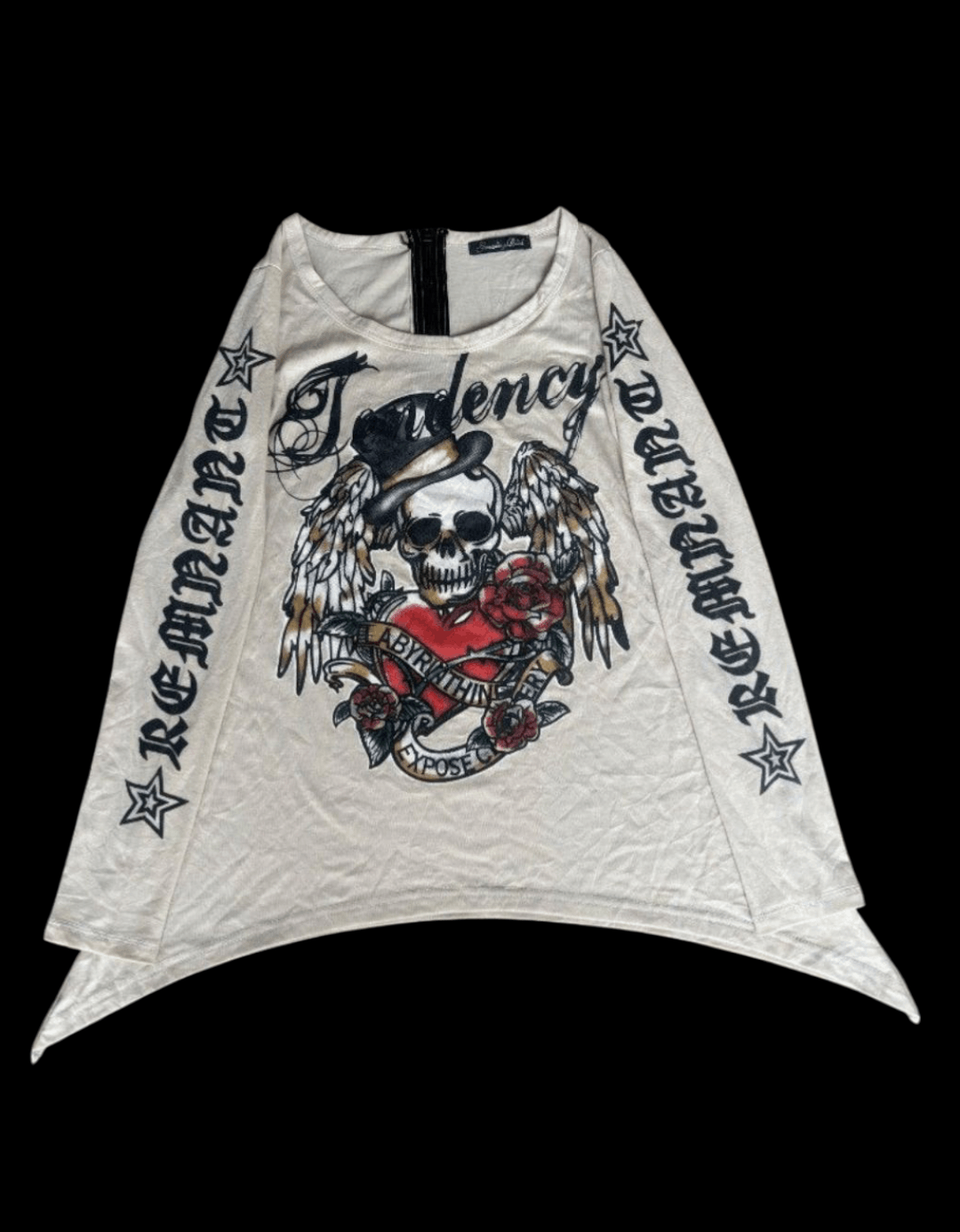 Japanese Brand Growing Rick Remnanc skull spellout Size M / US 6-8 / IT 42-44 - 1 Thumbnail