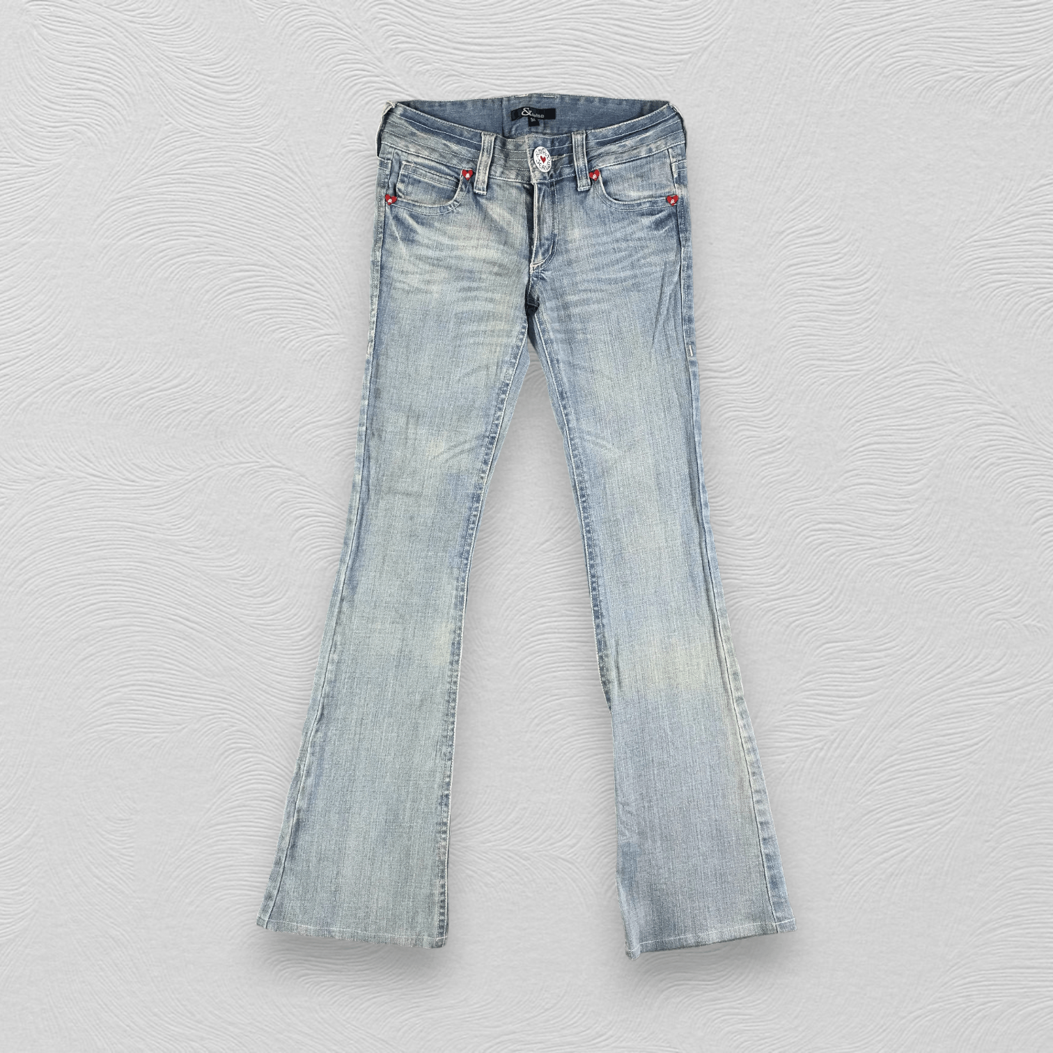 Japanese Brand Japanese Brand Medium Wash Flared Jeans KJ2068 Size 29" - 1 Thumbnail