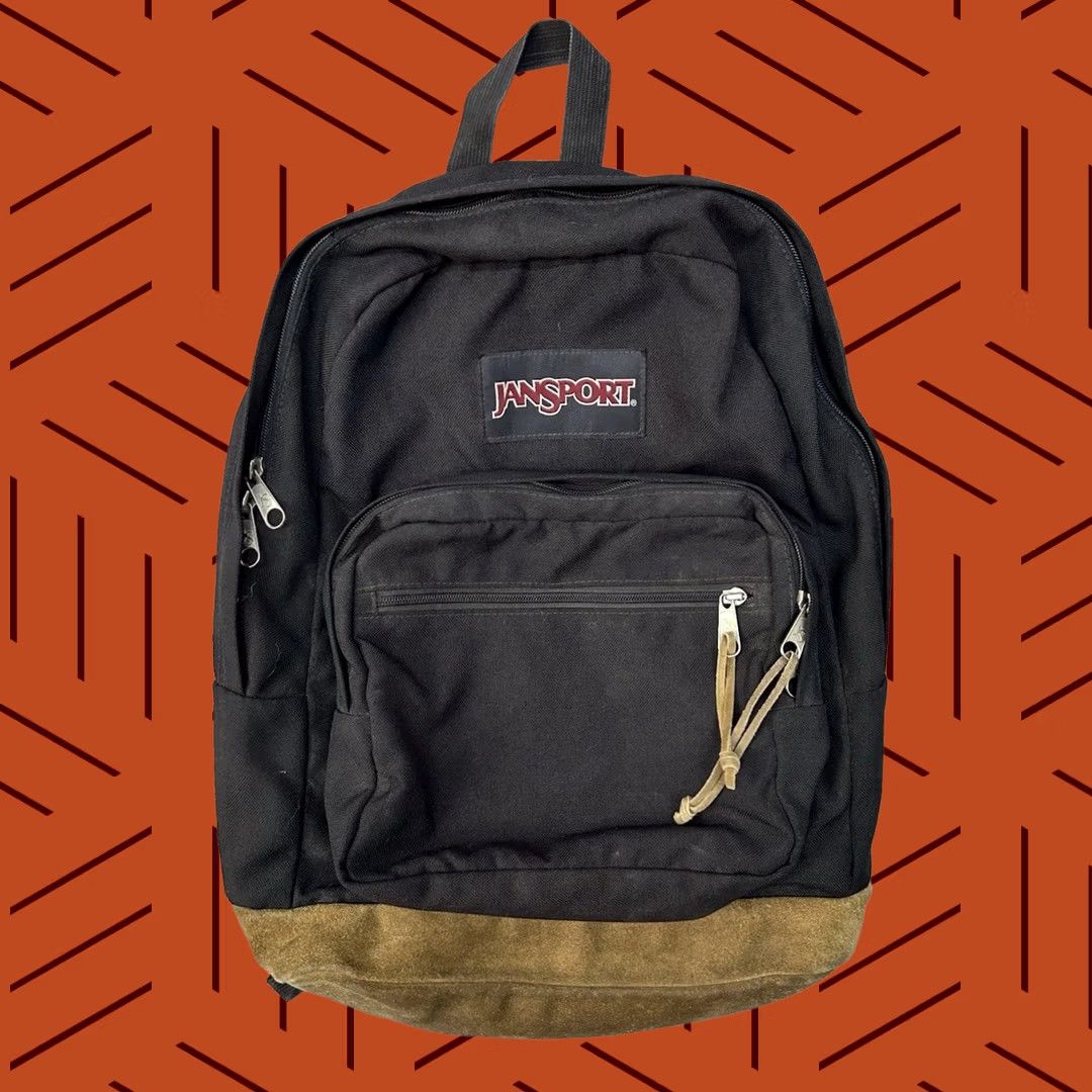 Jansport × Vintage Vintage 90s Jansport Black Backpack | Grailed