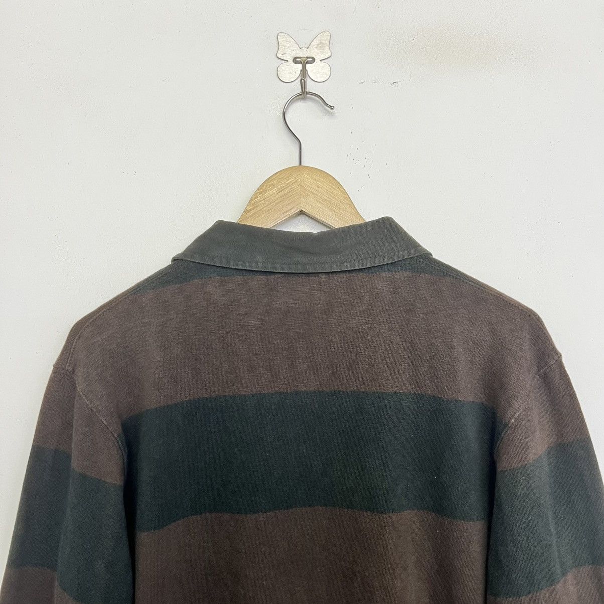 Stussy Stüssy Heavyweight Striped Rugby Polo Shirt Size US M / EU 48-50 / 2 - 9 Thumbnail
