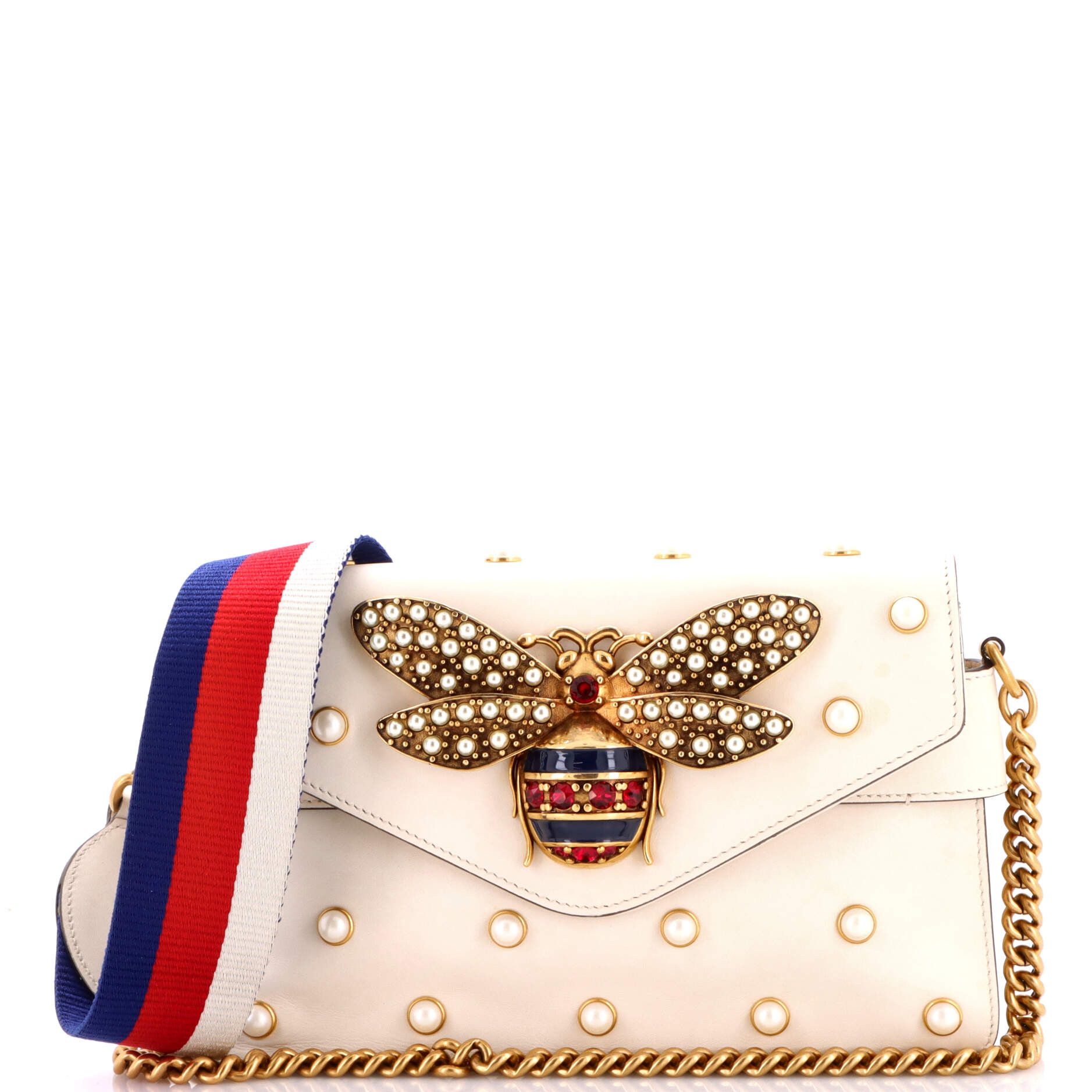 Gucci Broadway Pearly Bee Shoulder Bag Size ONE SIZE - 1 Thumbnail