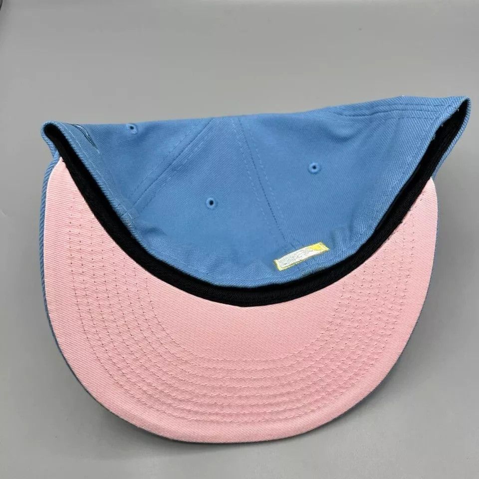 New Era Boston Red Sox Hat Men 7 1/4 Blue 59Fifty New Era Fitted Cap Size ONE SIZE - 4 Thumbnail