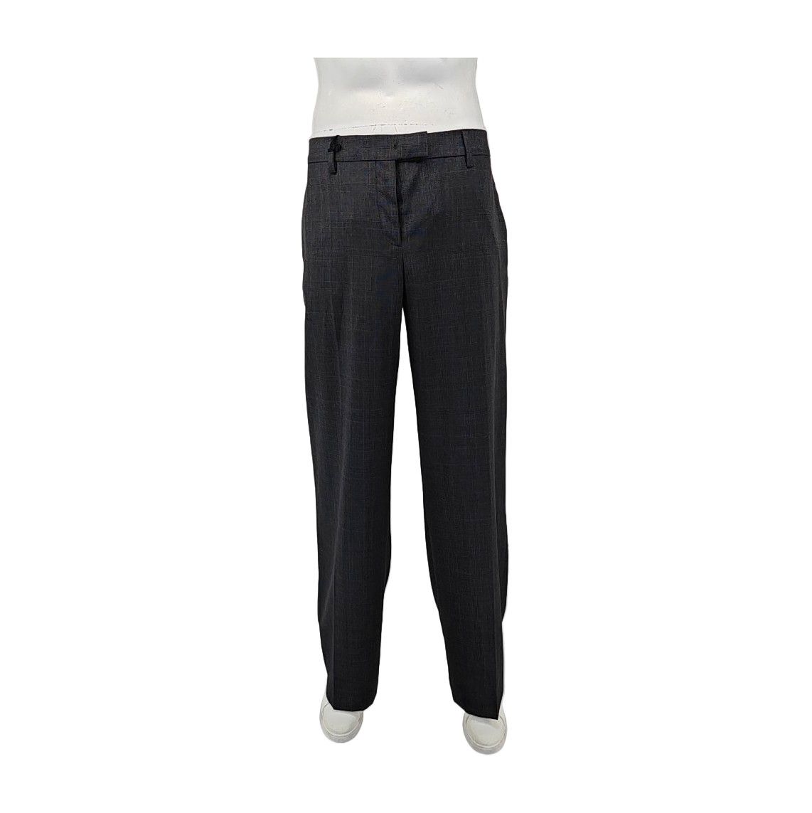 Miu Miu Miu Miu Dark Gray Virgin Wool Casual Pants 46 Size US 30 / EU 46 - 1 Thumbnail