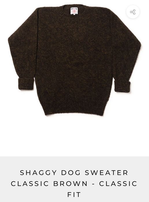 J. Press J. Press SHAGGY DOG SWEATER Brown CLASSIC FIT Grailed