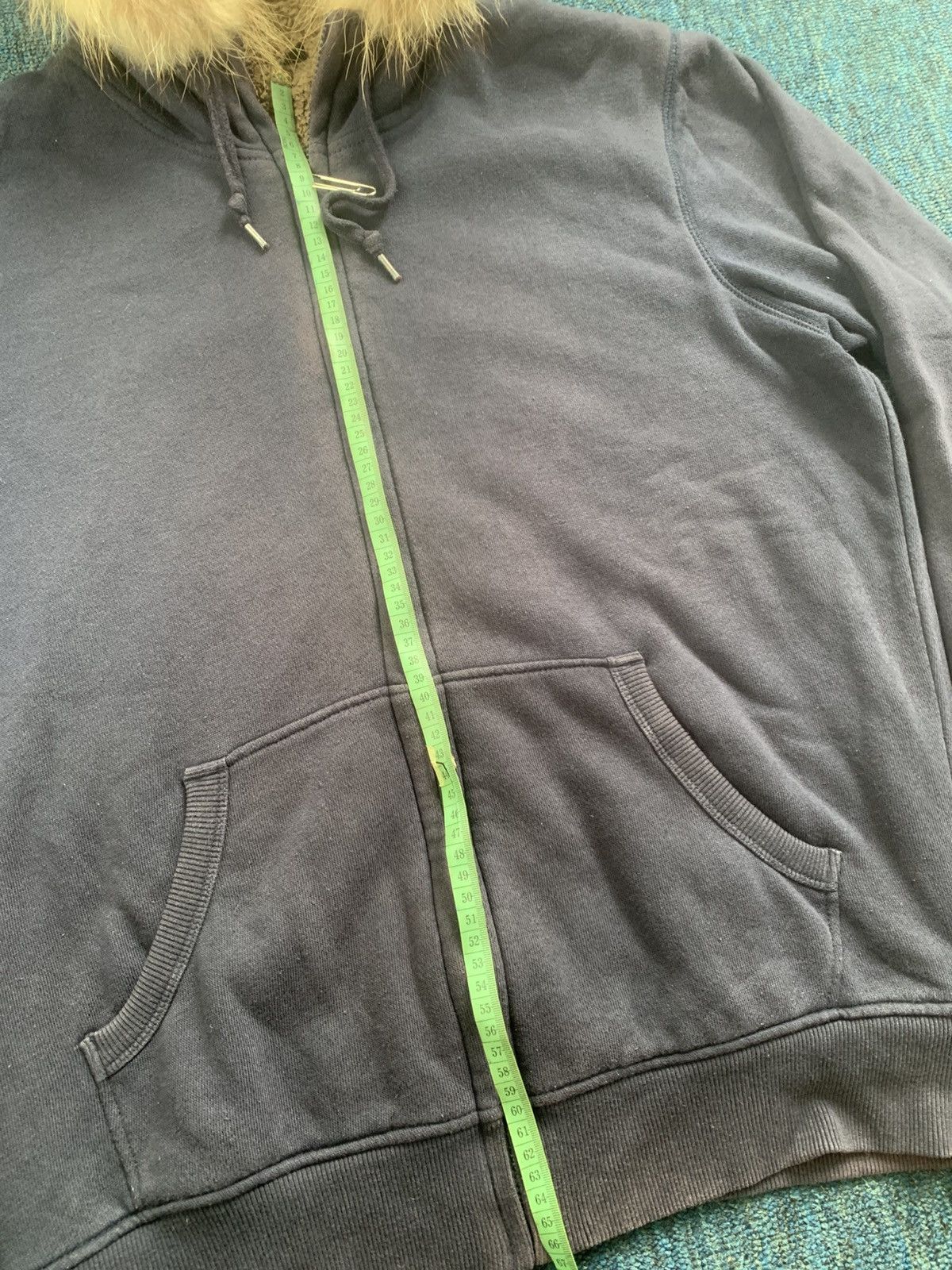 Japanese Brand Sherpa Uniqlo Ziphopdie Fur Blank Faded style Size US M / EU 48-50 / 2 - 9 Thumbnail