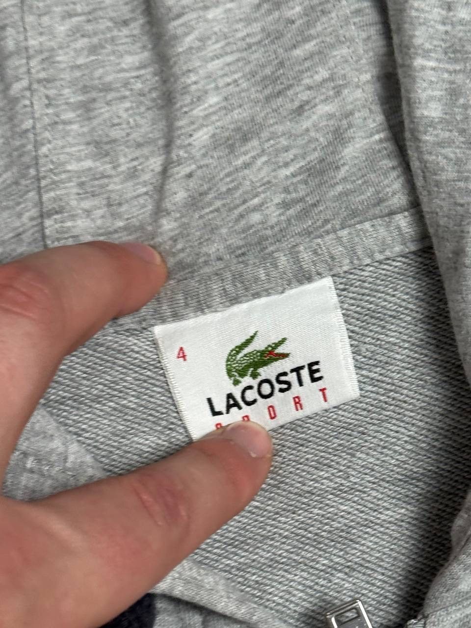 Lacoste × Vintage Y2K Vintage Lacoste Zip Up Hoodie Size US M / EU 48-50 / 2 - 3 Thumbnail