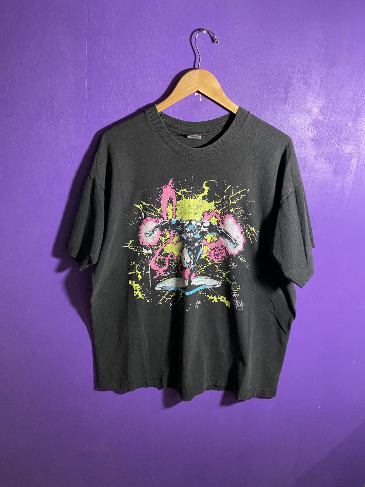 Marvel Comics Vintage 1992 Marvel Comics Silver surfer comic tee Size US XL / EU 56 / 4 - 1 Thumbnail