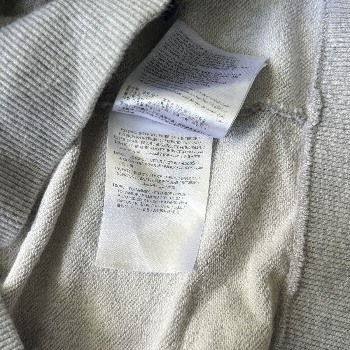 Designer × Moncler Moncler Nylon Pocket Zip Up Hoodie Grey Logo Sleeve Size XS / US 0-2 / IT 36-38 - 15 Thumbnail