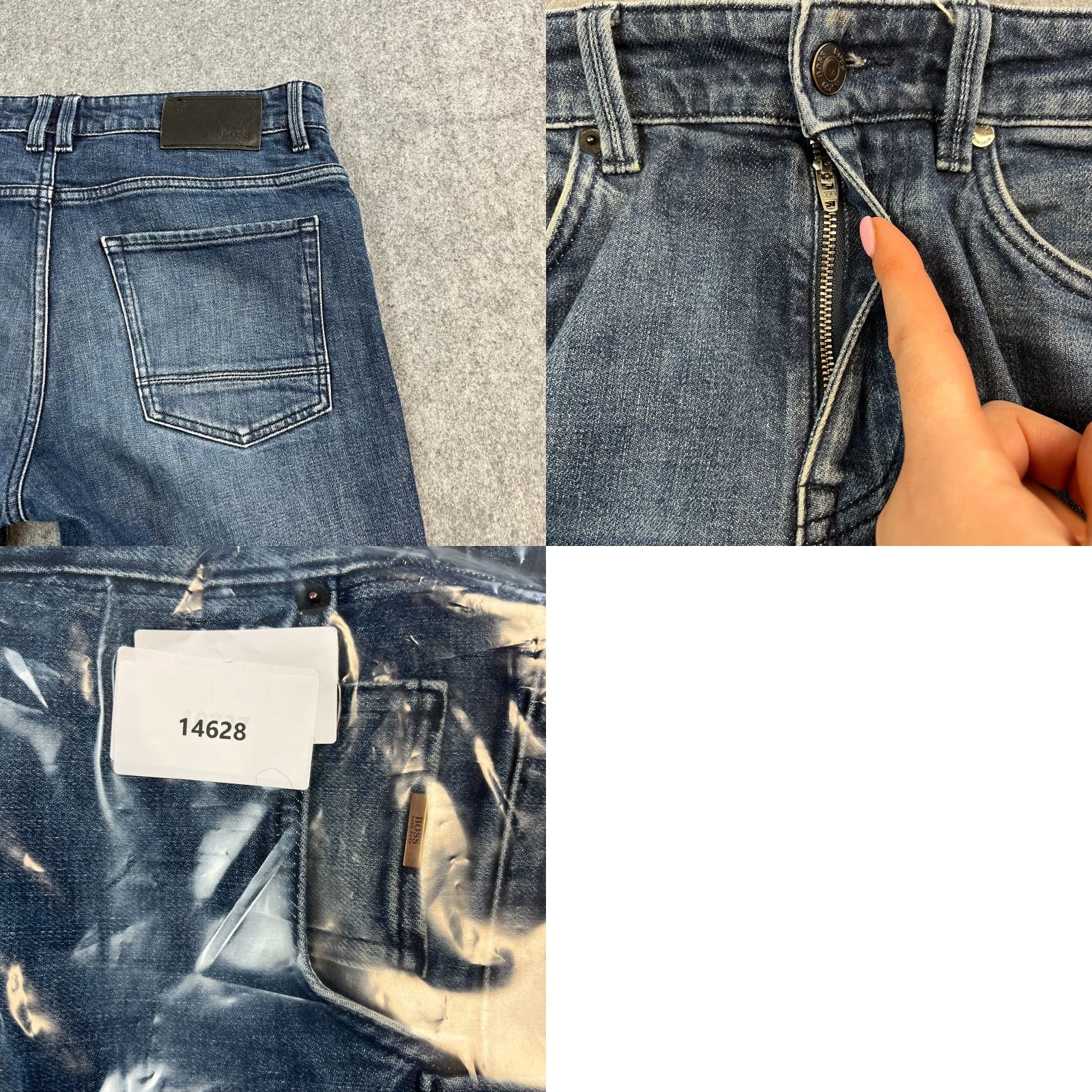 Hugo Boss HUGO BOSS Jeans Slim Fit 32 32 Dark Wash Blue Denim 5-Pocket Tapered Men Louisville Delaware Size US 32 / EU 48 - 9 Thumbnail