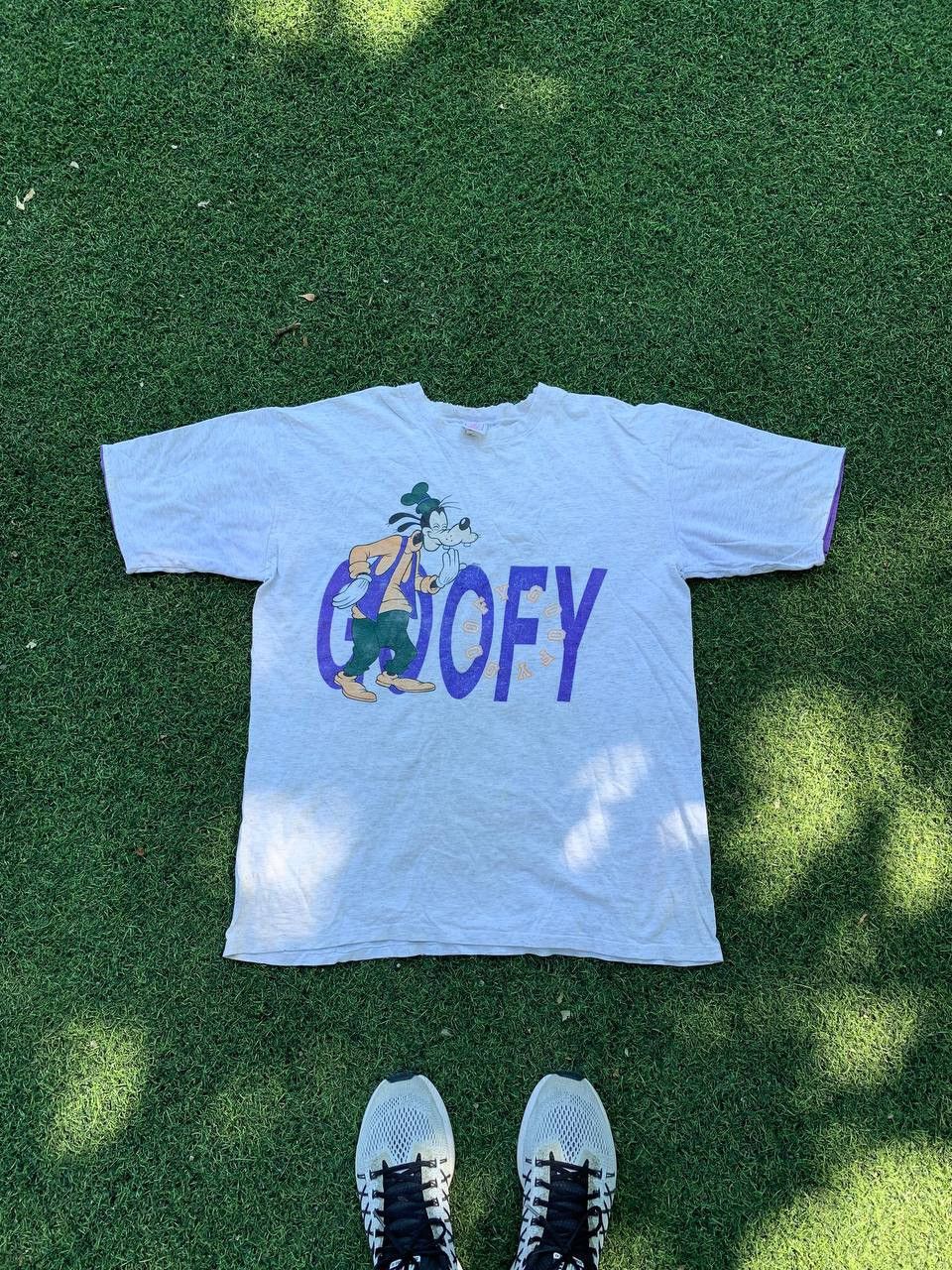 Disney × Vintage Vintage 90s Disney Goofy Single Stitch T-shirt Distressed Size US XL / EU 56 / 4 - 1 Thumbnail
