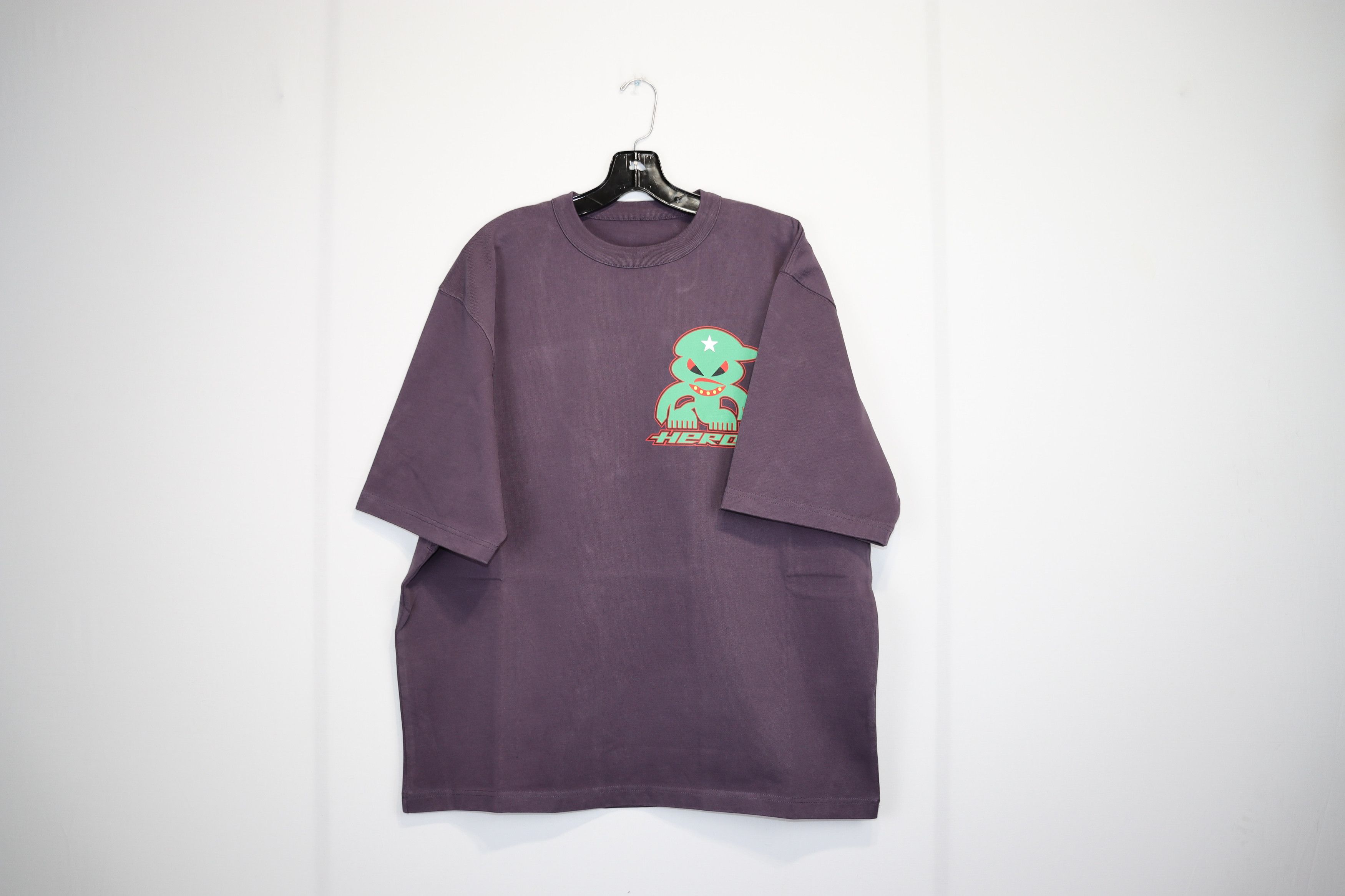 Heron Preston o1rshd1 Monster SS Tee in Purple/Green Size US L / EU 52-54 / 3 - 2 Thumbnail