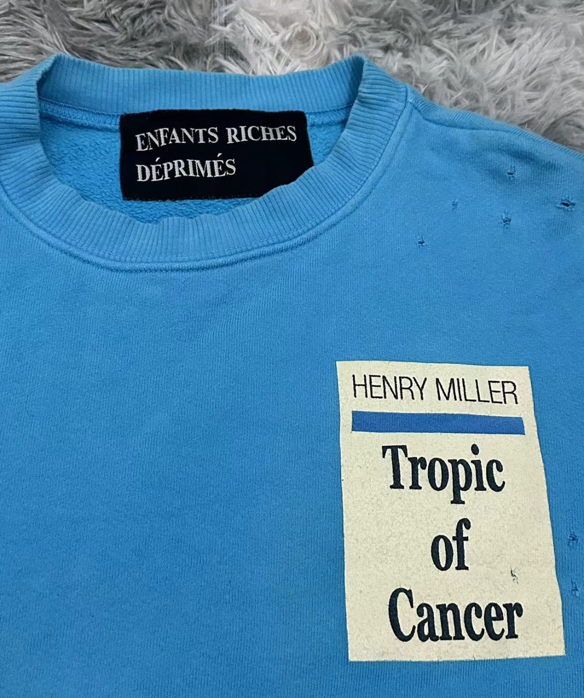 Enfants Riches Deprimes erd Blue Cigarette Sweatshirt-2505 Size US XS / EU 42 / 0 - 5 Thumbnail