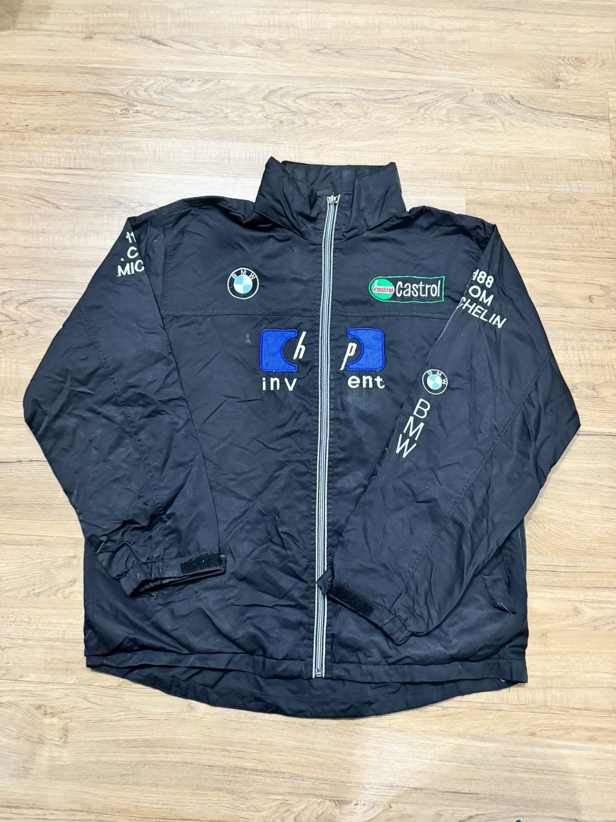 image of Vintage Bmw Williams F1 Team Jacket in Black, Men's (Size Large)