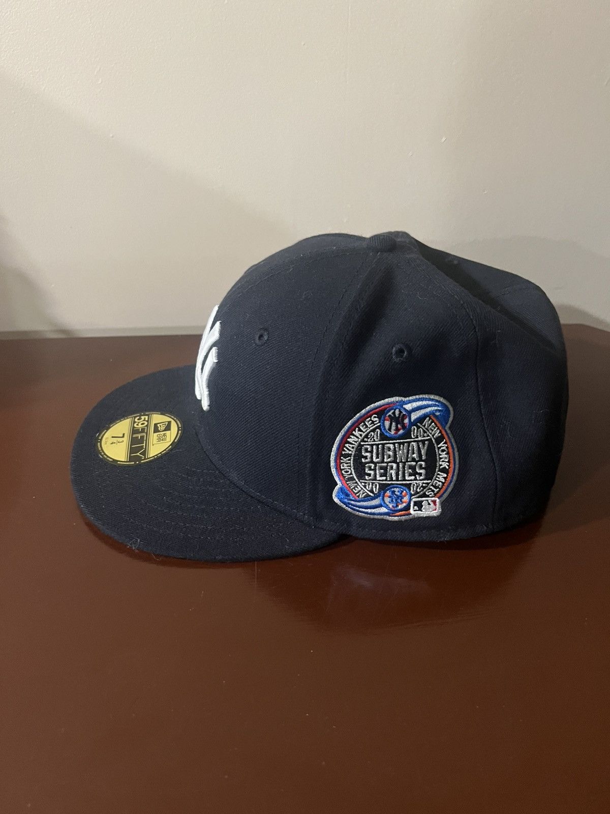 Vintage Men's New York Yankees New Era Navy World Series Fitted Hat Size ONE SIZE - 2 Thumbnail