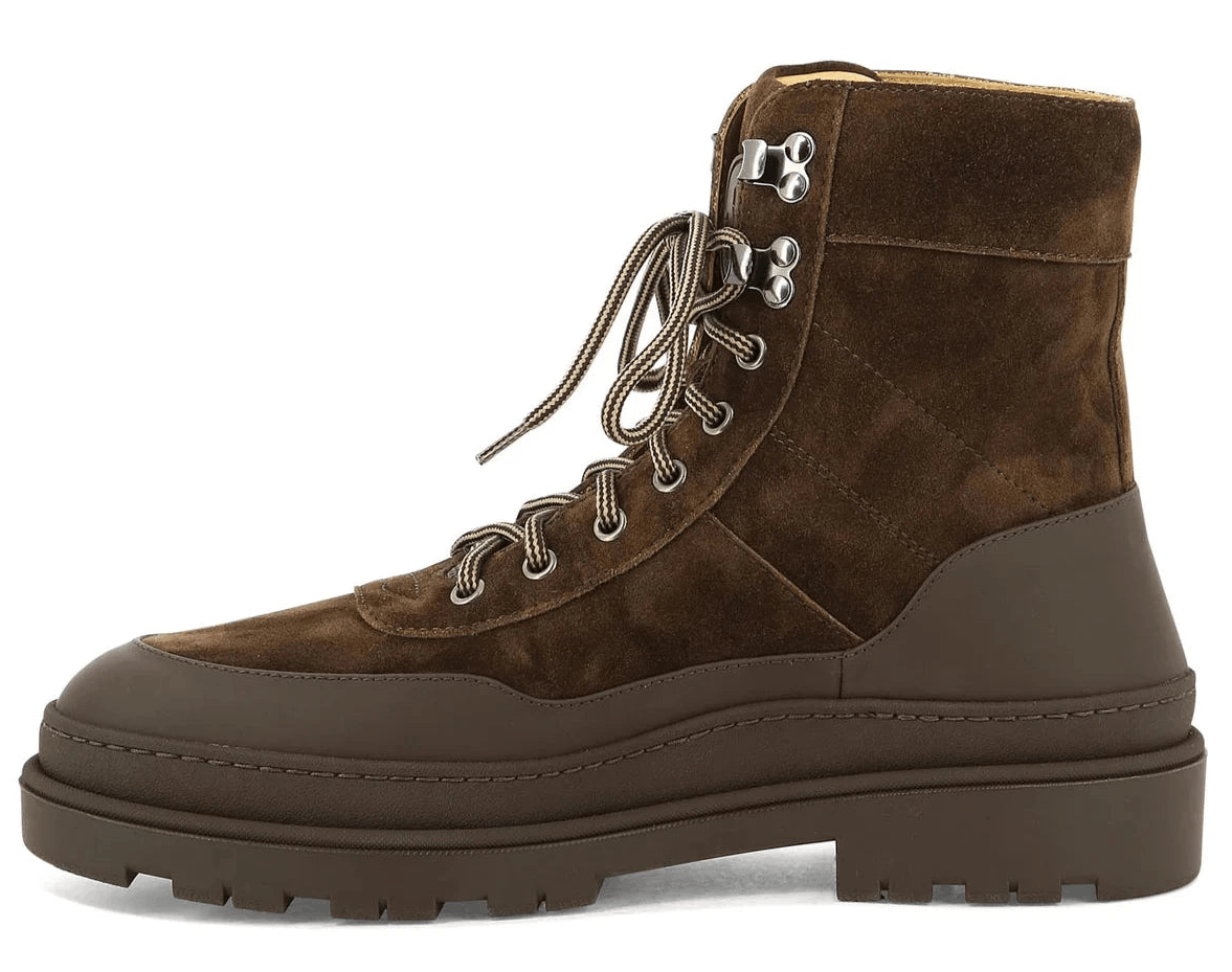 Brunello Cucinelli Brunello Cucinelli Mens Lace-Up Boots in Dark Brown Size US 7.5 / EU 40-41 - 2 Thumbnail