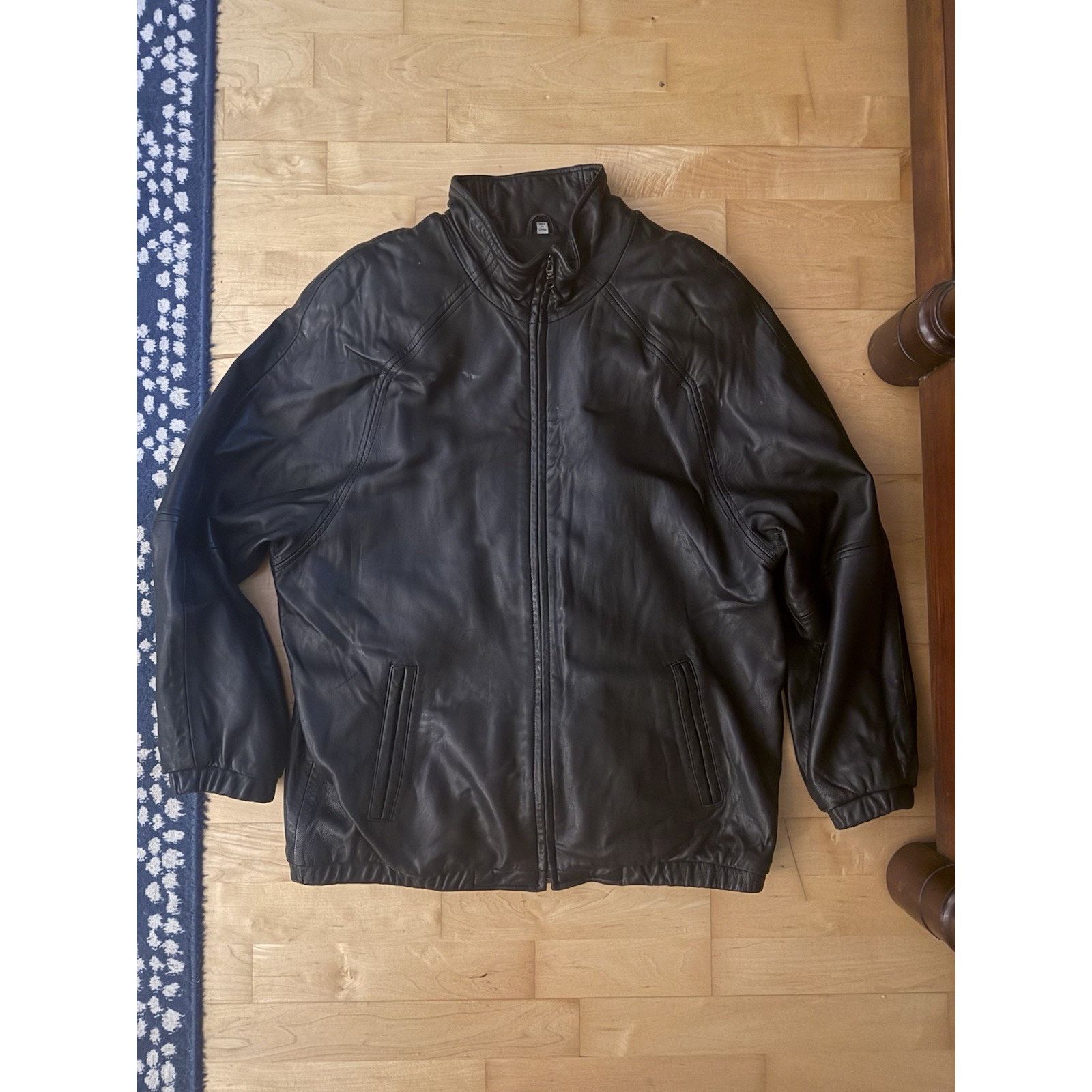 Vintage FIELD GEAR Leather Jacket Removable Lining Zipper Funnel M Size US M / EU 48-50 / 2 - 1 Thumbnail
