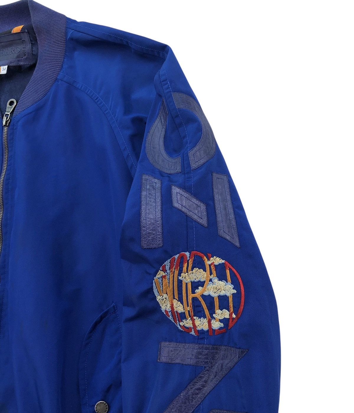 Iceberg Vintage ICEBERG Bomber Jacket Made In Italy Size US XL / EU 56 / 4 - 4 Thumbnail