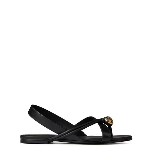 Balmain o1g2r1mq0924 Embossed Button Leather Sandals in Noir Size US 8 / IT 38 - 1 Thumbnail