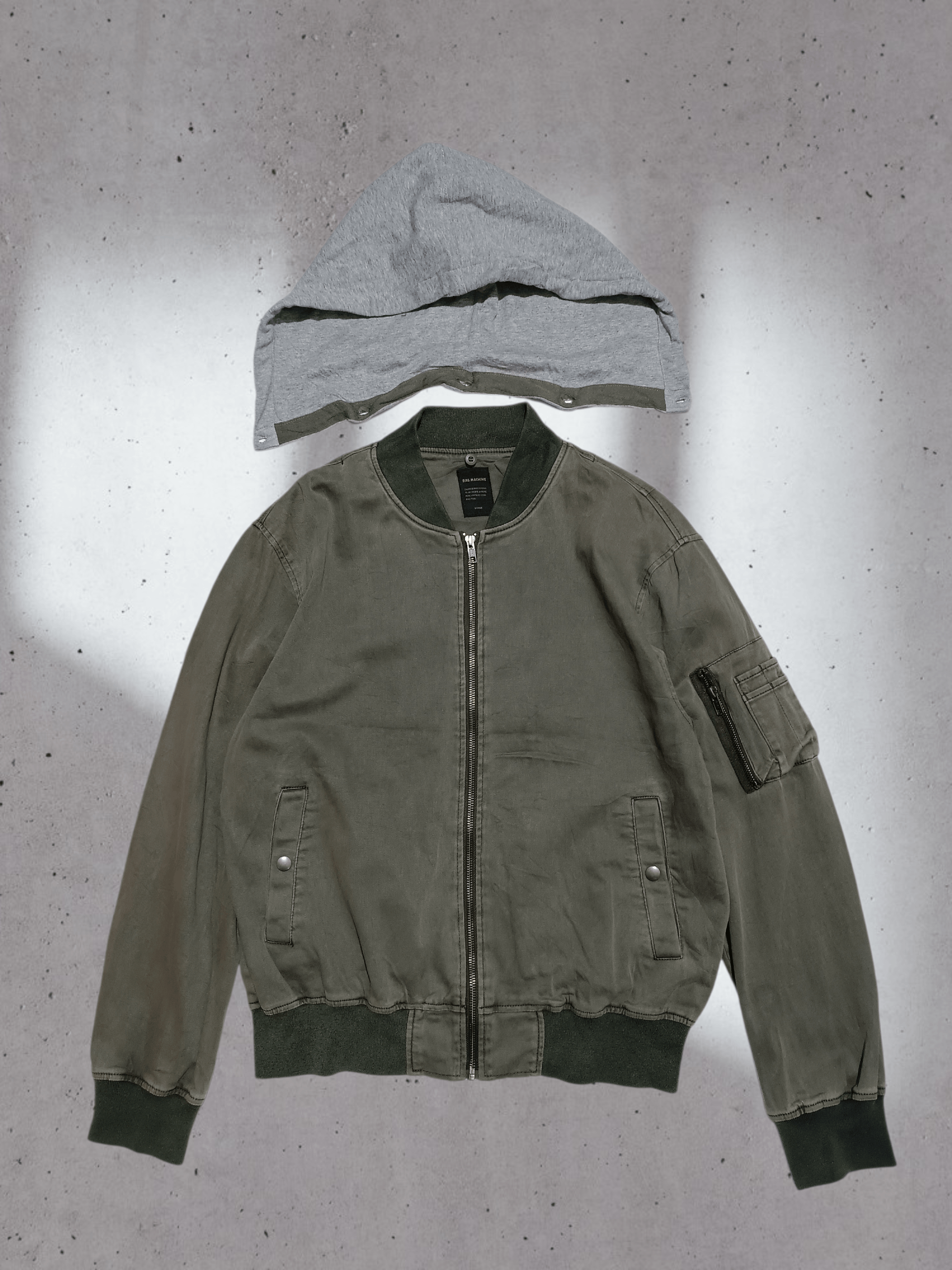 Japanese Brand Rag Machine Bomber Hoodie MA-1 Military Style Size US M / EU 48-50 / 2 - 7 Thumbnail