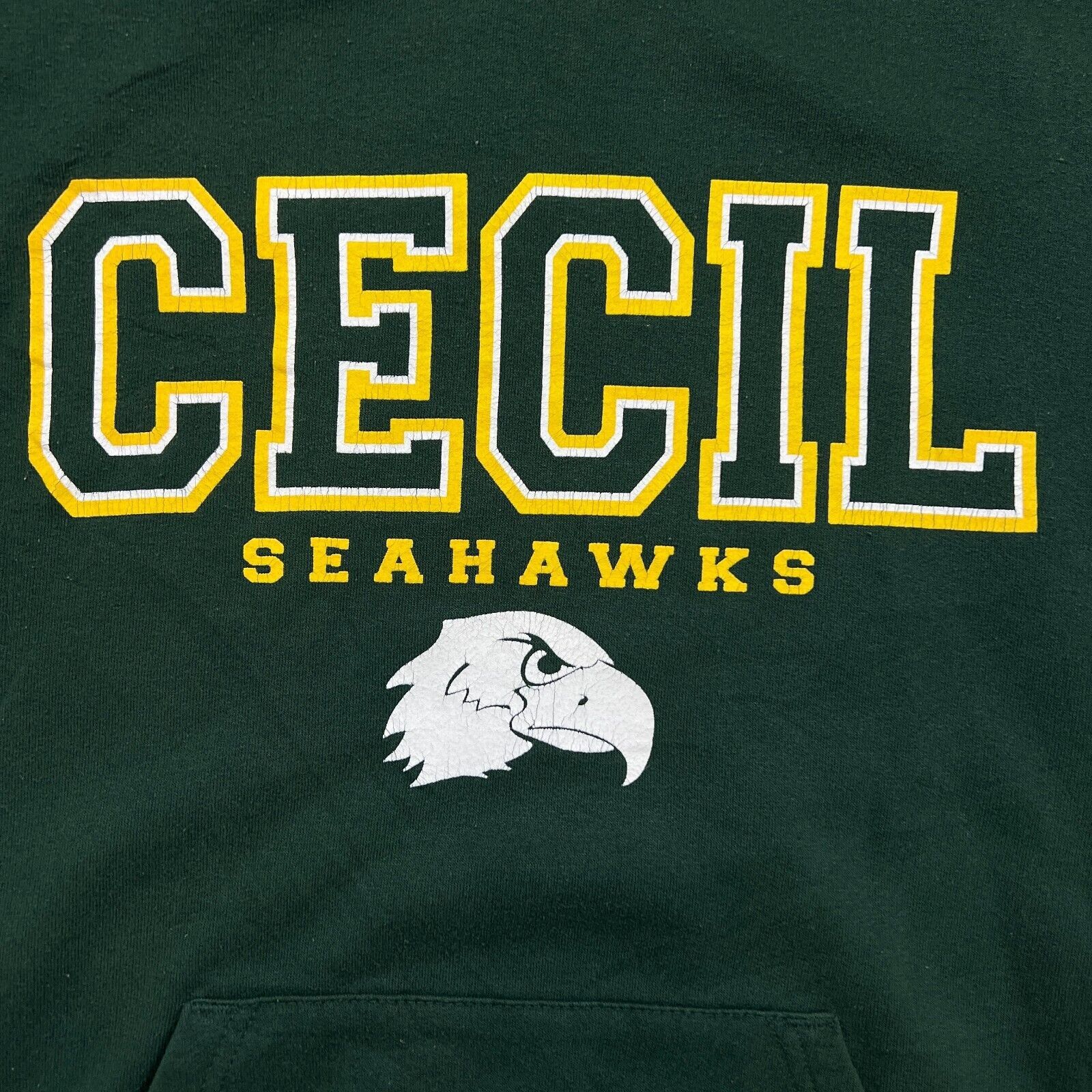 Champion × NCAA × Vintage Vintage Champion Cecil Seahawks Hoodie Small Eco Fleece 90s Size US S / EU 44-46 / 1 - 3 Thumbnail