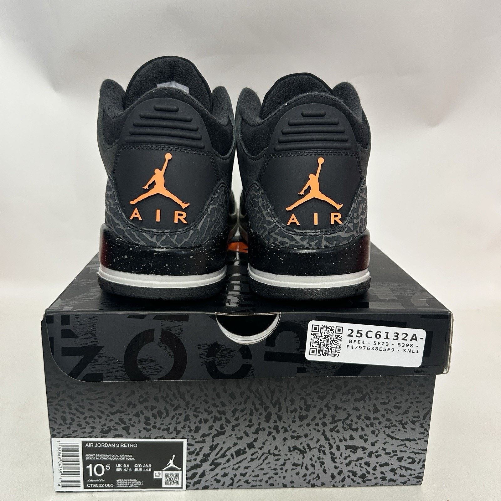 Jordan Brand Nike Air Jordan 3 Retro OG “Fear Pack” CT8532-080 Size US 10.5 / EU 43-44 - 4 Thumbnail