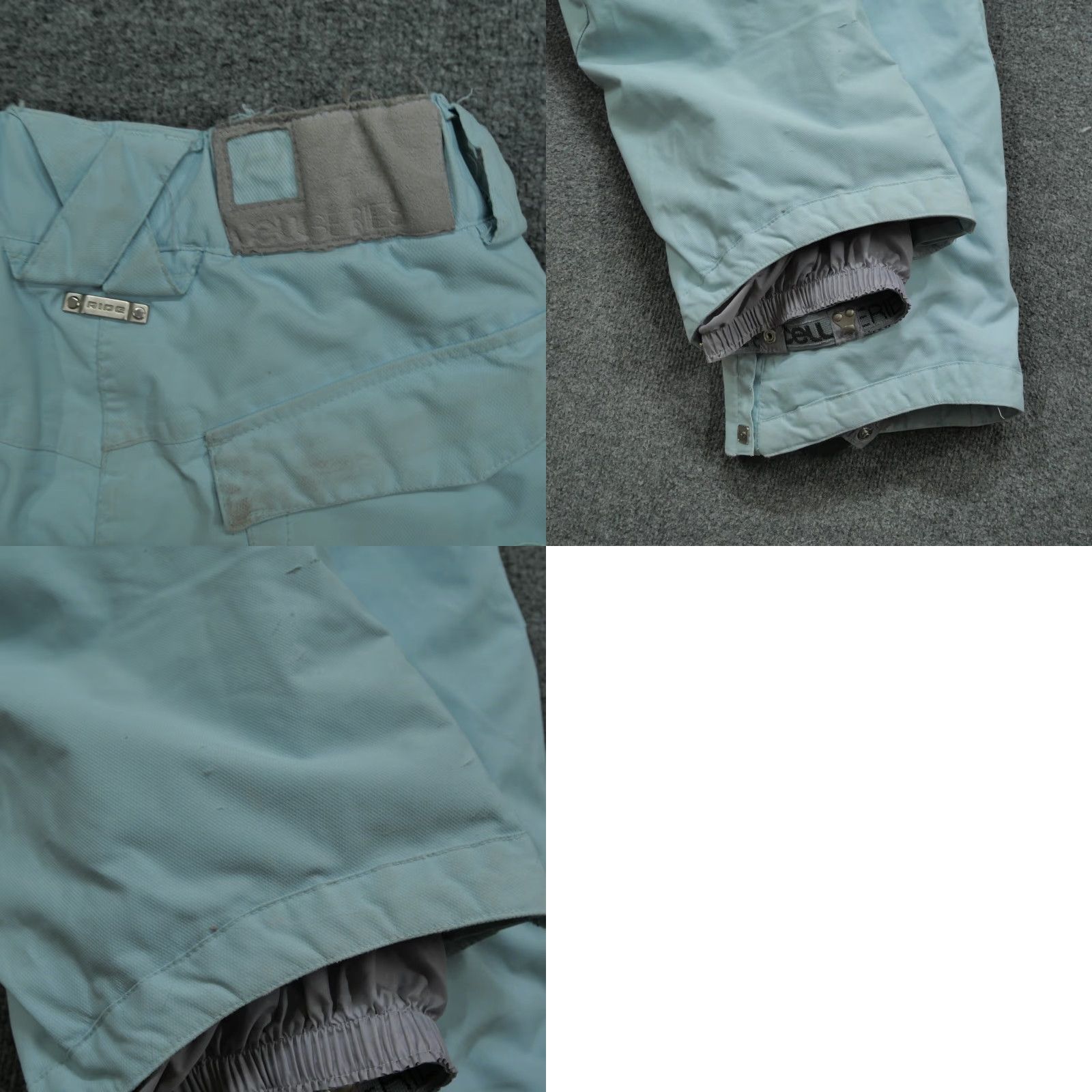 Vintage RIDE Snow pants Womens XS Blue 5 Series Ski Snow Size 26" / US 2 / IT 38 - 11 Thumbnail