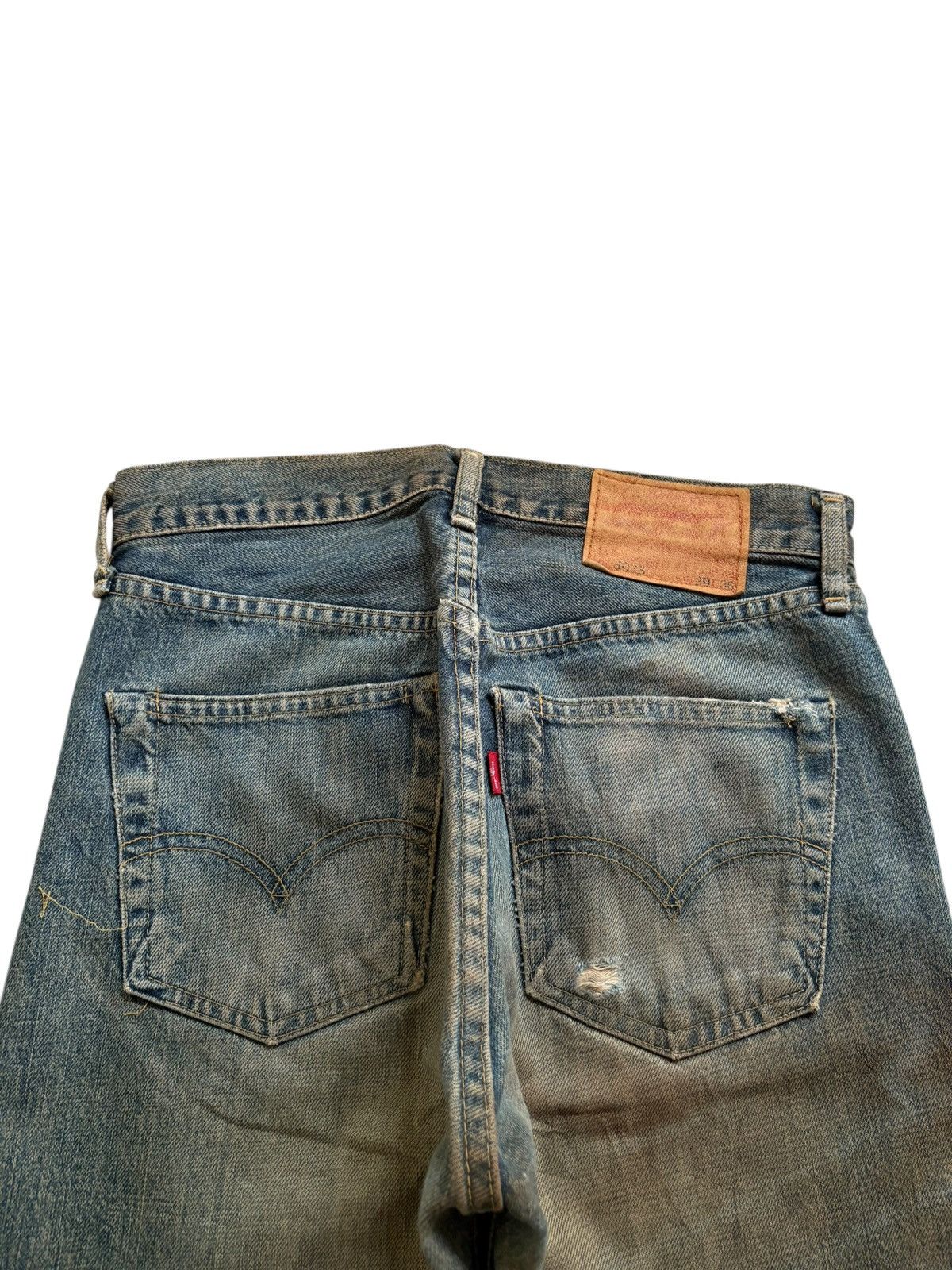 Levi's Vintage 80s Levis 503B Big E Selvedge Rusty Wash Baggy Jean Size US 28 / EU 44 - 9 Thumbnail