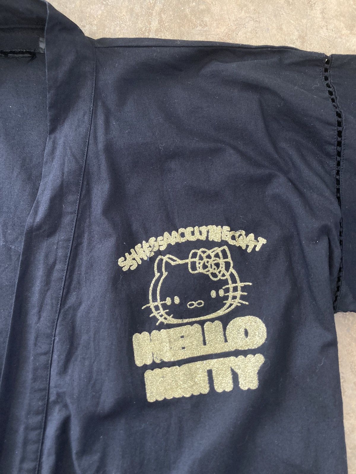 Japanese Brand Rare Vintage Hello Kitty Big Logo Kimono Hanten Size US S / EU 44-46 / 1 - 6 Thumbnail