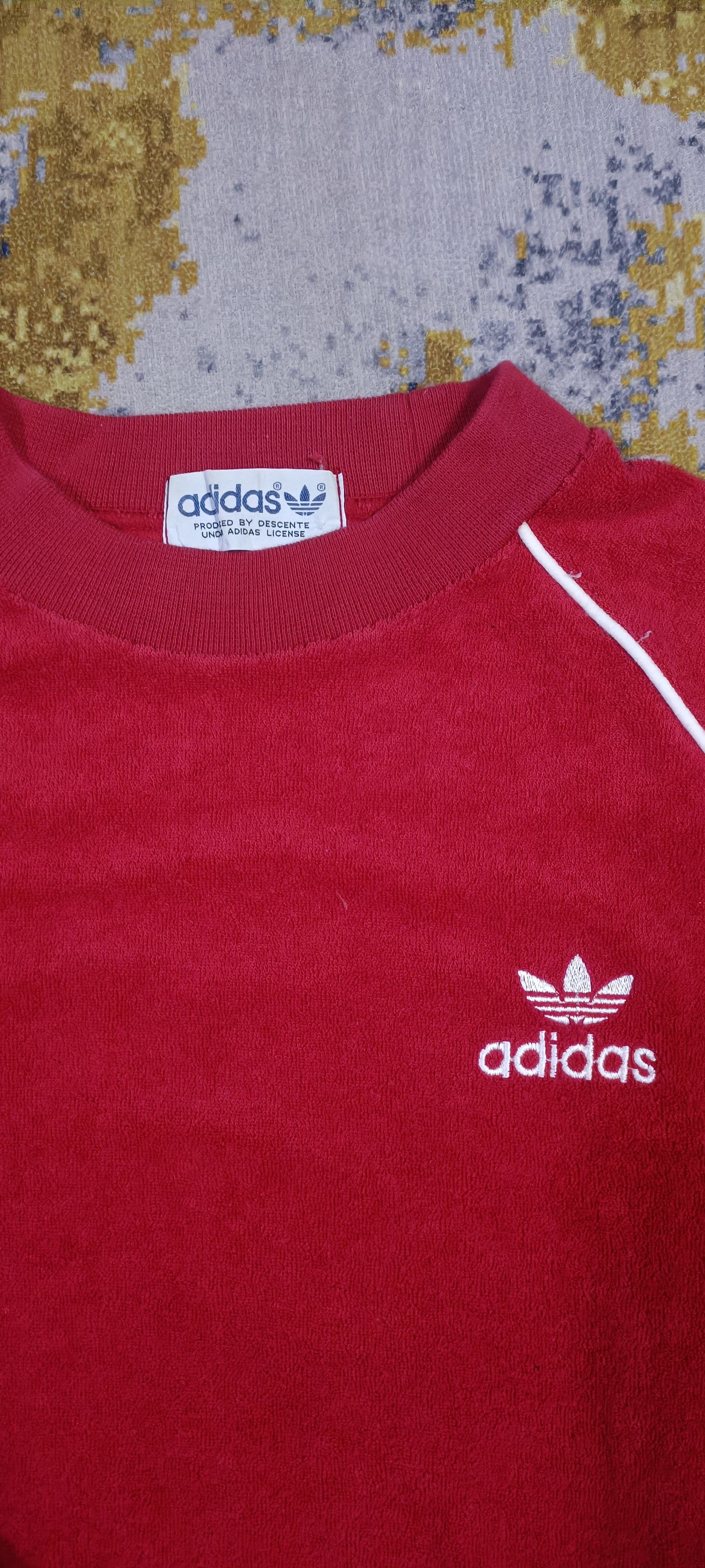 Adidas × Vintage Rare Vintage 80s Adidas Sweatshirt Size US M / EU 48-50 / 2 - 3 Thumbnail