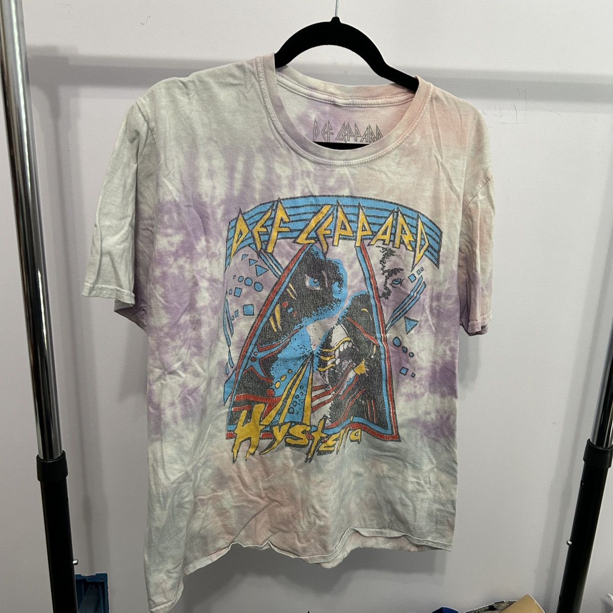 Def Leppard Def Leppard Hysteria Purple Tie Dye Tshirt Size XL - "Peggy" Size US XL / EU 56 / 4 - 2 Thumbnail