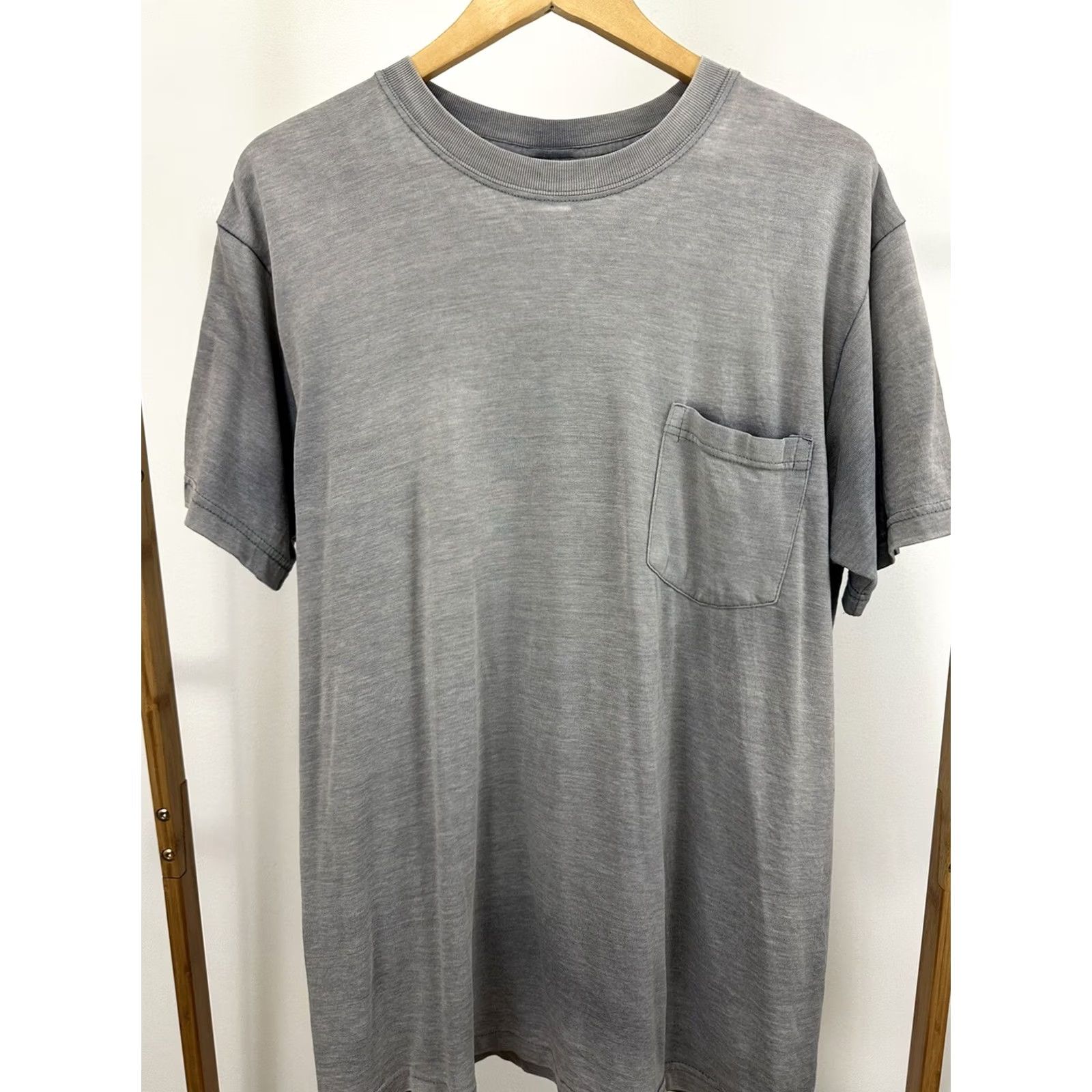 Stafford VTG Stafford WIP Workwear Pocket T-Shirt M Navy Ashe Gray Grunge 90s Mens Size US M / EU 48-50 / 2 - 5 Thumbnail