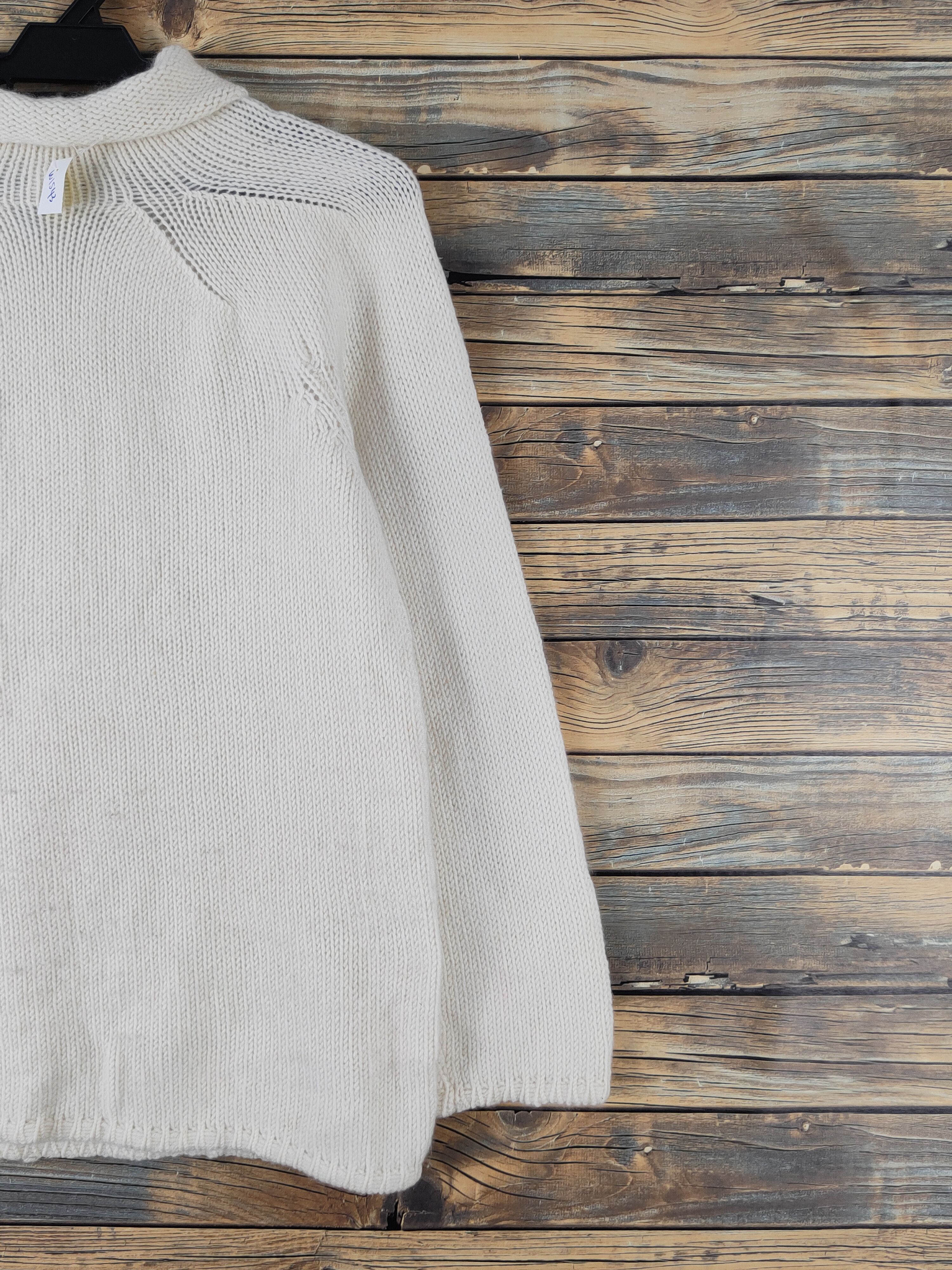 Vintage Ciridini made in italy Ivory Knitwear Sweatshirts #W1543 Size S / US 4 / IT 40 - 9 Thumbnail