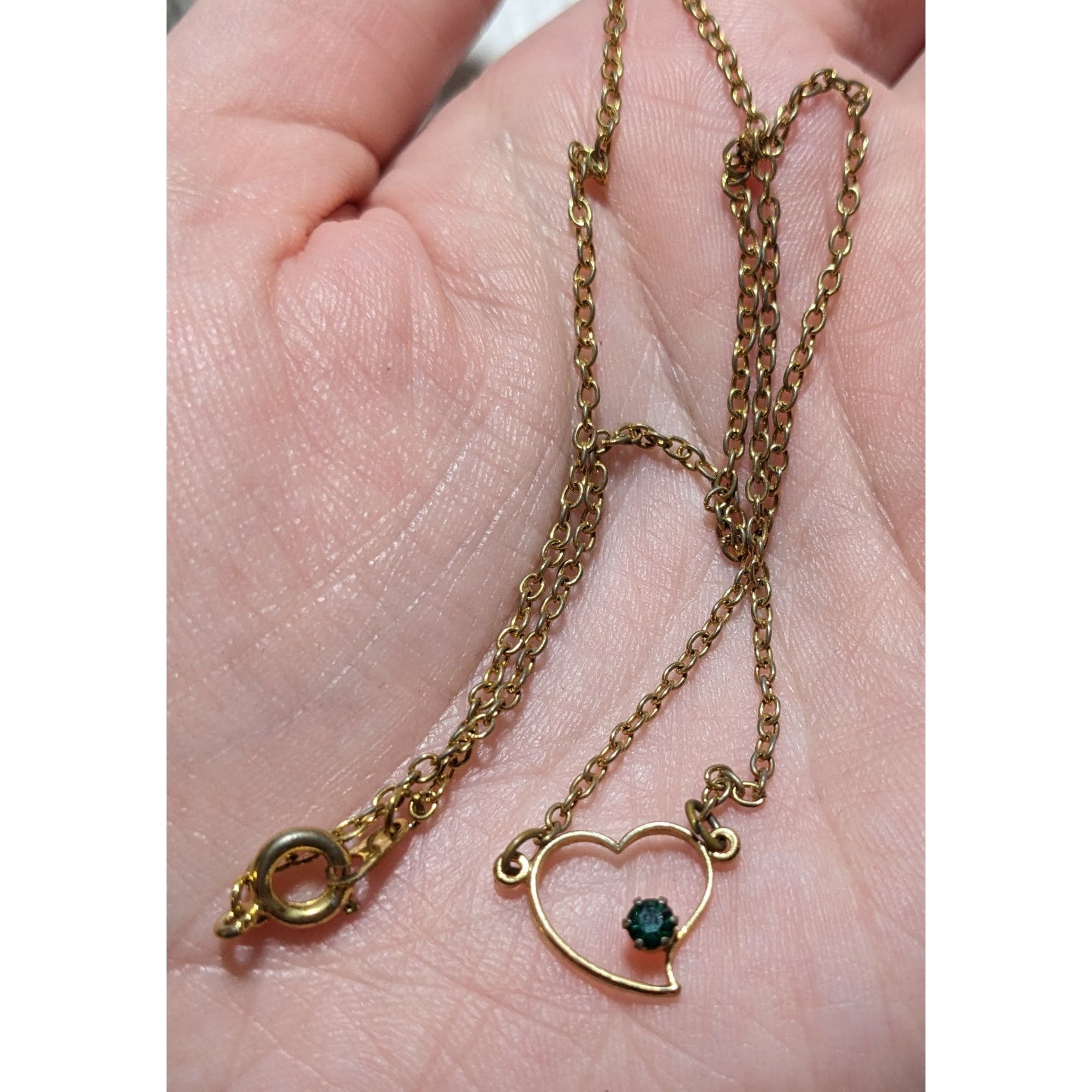 Other Minimalist Gold Open Heart Necklace Size ONE SIZE - 14 Thumbnail