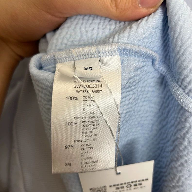 Givenchy Givenchy Haze Blue Oversized Hole Sweatshirt - Sizes OS XS Size US XS / EU 42 / 0 - 3 Thumbnail