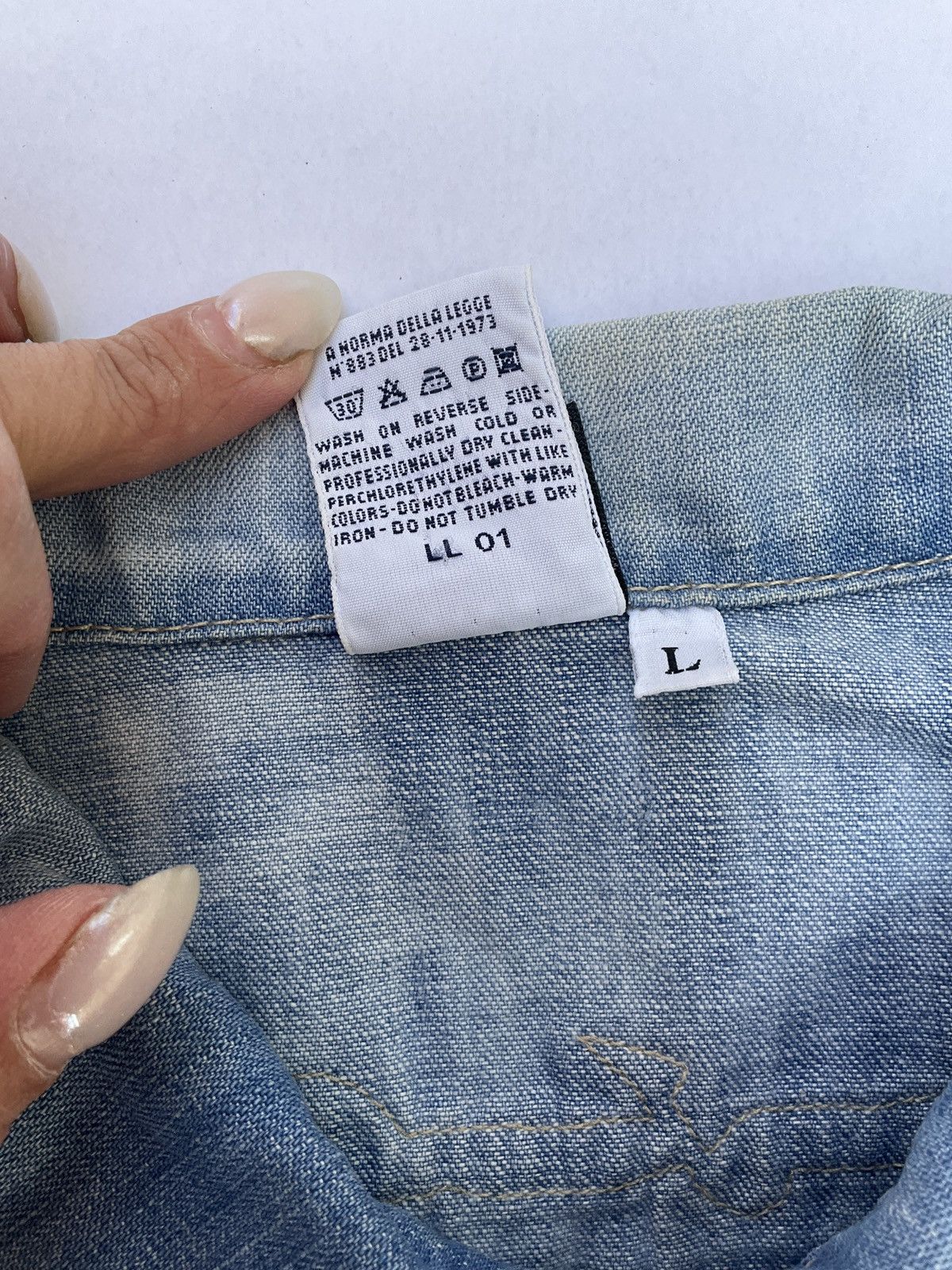 Versace Jeans Couture Versace Jeans Couture denim jacket with patches Size L / US 10 / IT 46 - 6 Thumbnail