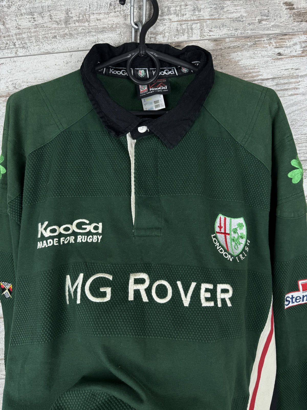 Vintage Mens Vintage KooGa London Irish rugby longsleeve sweatshirt Size US XL / EU 56 / 4 - 7 Thumbnail