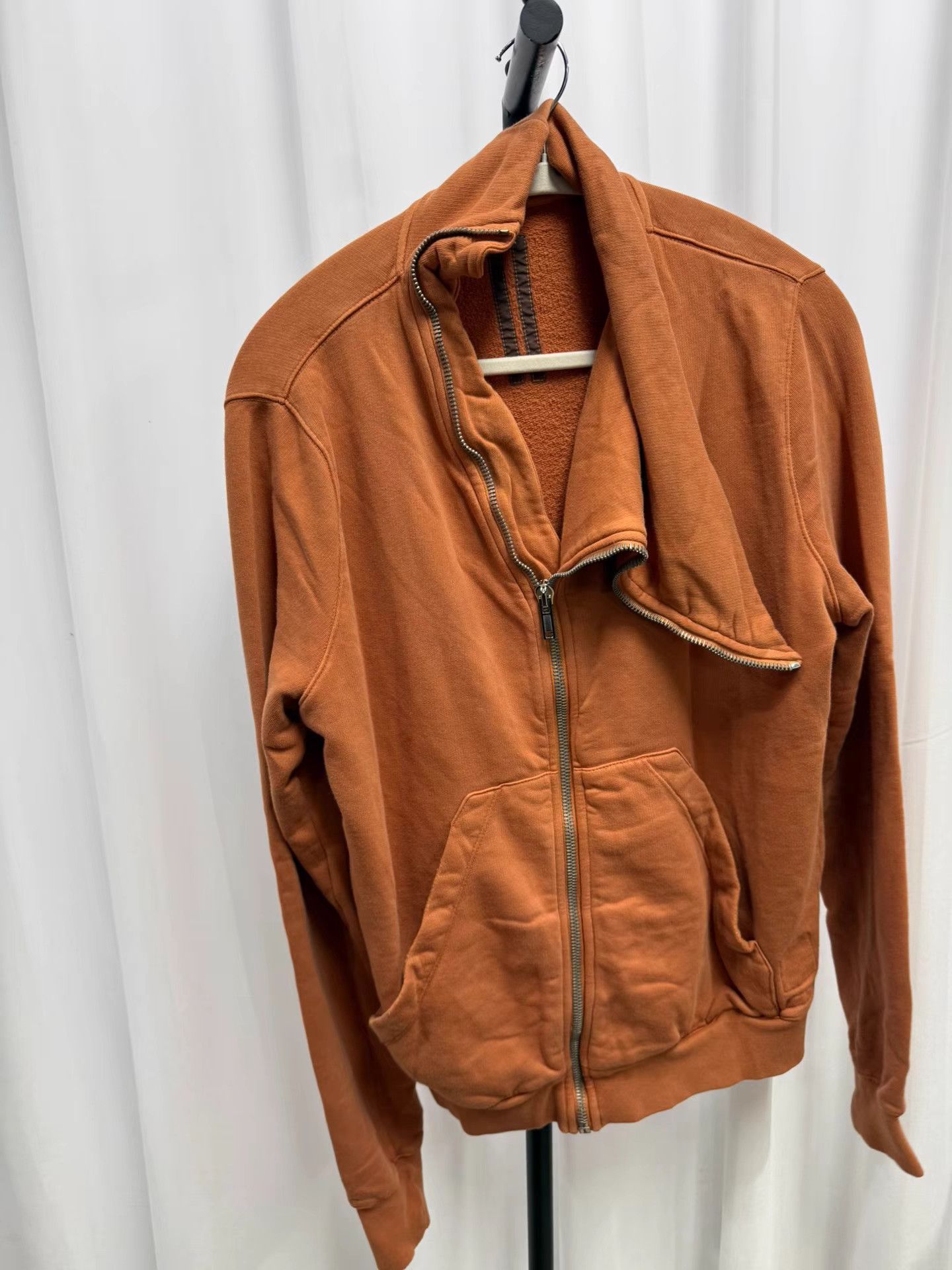 Rick Owens Rick Owens Diagonal Zip Sweatshirt Jacket K20 Size US L / EU 52-54 / 3 - 8 Thumbnail