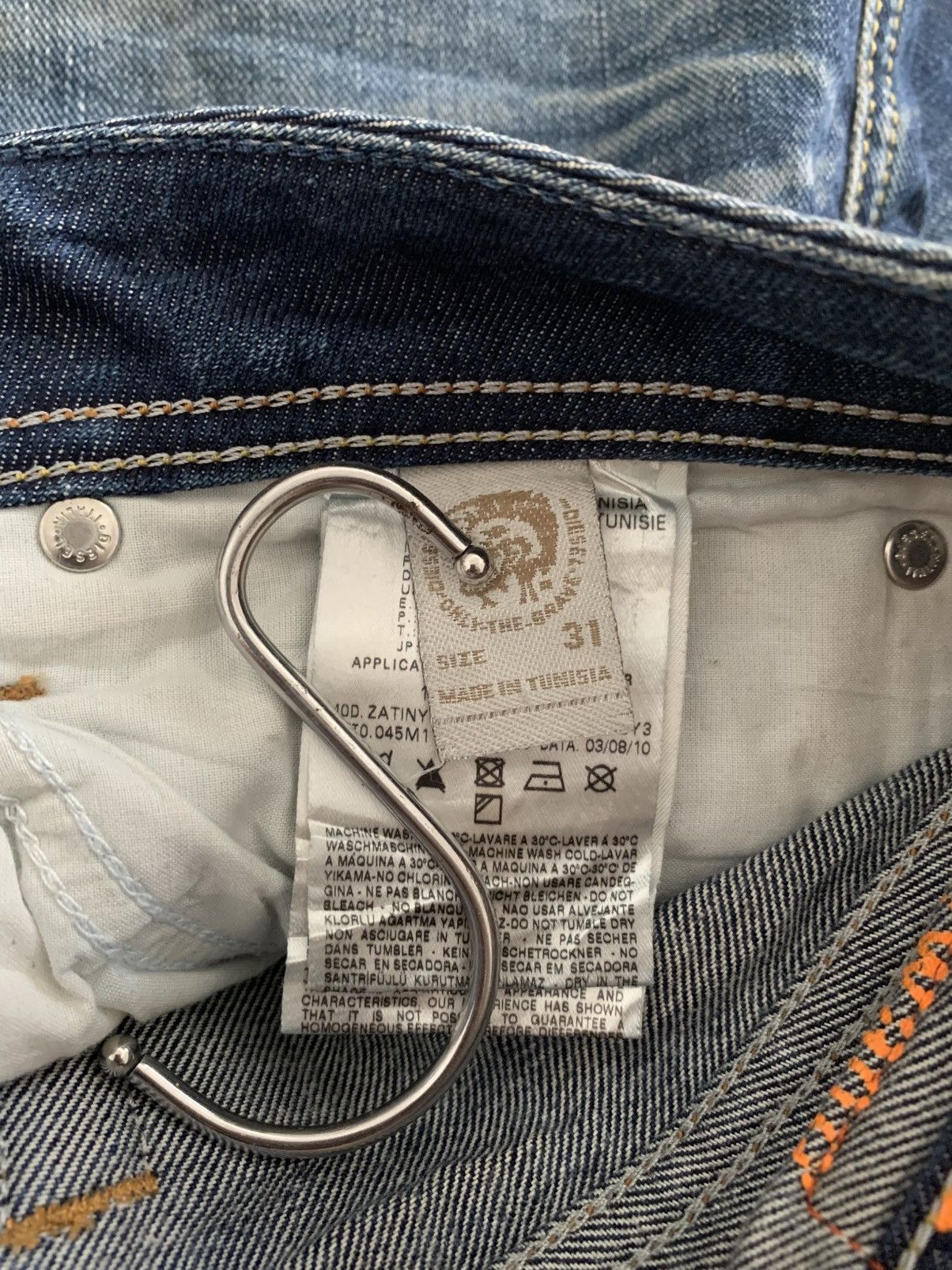 Diesel Diesel Industry DNA Zatiny Reguler Bootcut Jeans Size US 31 - 8 Thumbnail