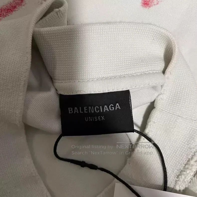 Balenciaga Balenciaga Solid Color Logo Printed Short Sleeve Size US S / EU 44-46 / 1 - 3 Thumbnail