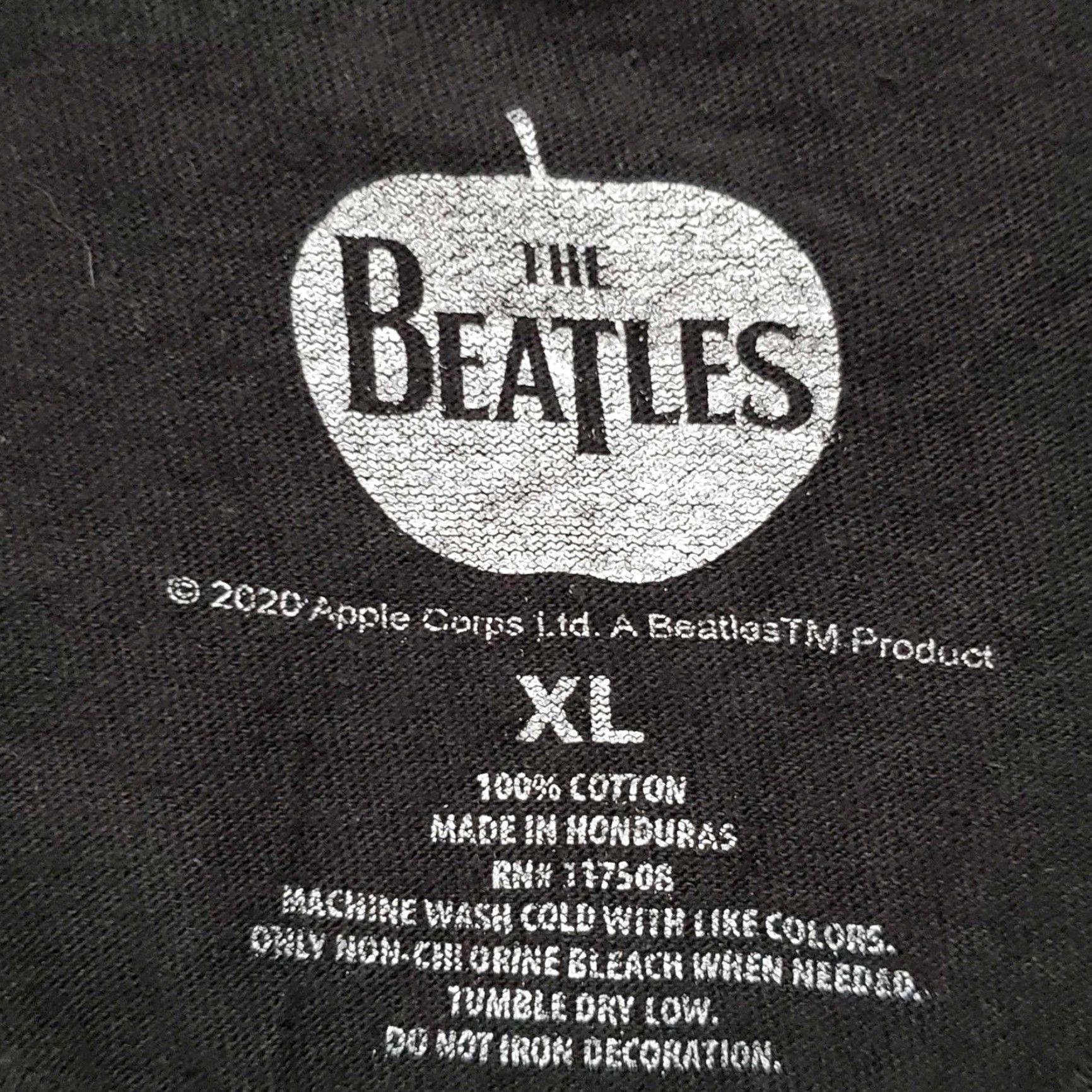 Apple The Beatles Official Green Apple Merch T Shirt Adult XL Black Men Size US XL / EU 56 / 4 - 3 Thumbnail