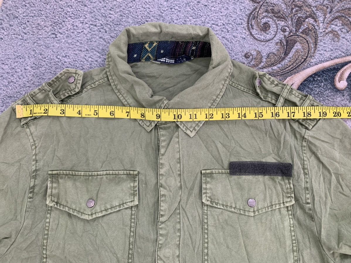 Art Comes First Zara Z1975 Denim Military Style Jacket With Nice Printed Size US S / EU 44-46 / 1 - 8 Thumbnail