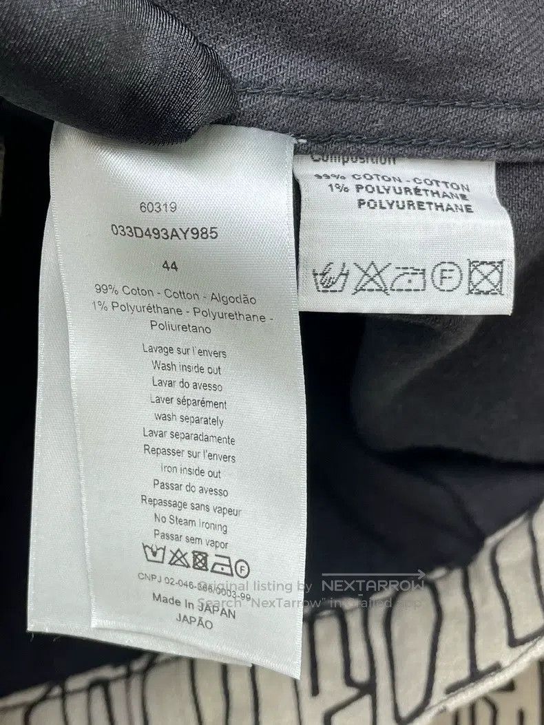 Dior Dior Letter denim jacket Size US S / EU 44-46 / 1 - 6 Thumbnail