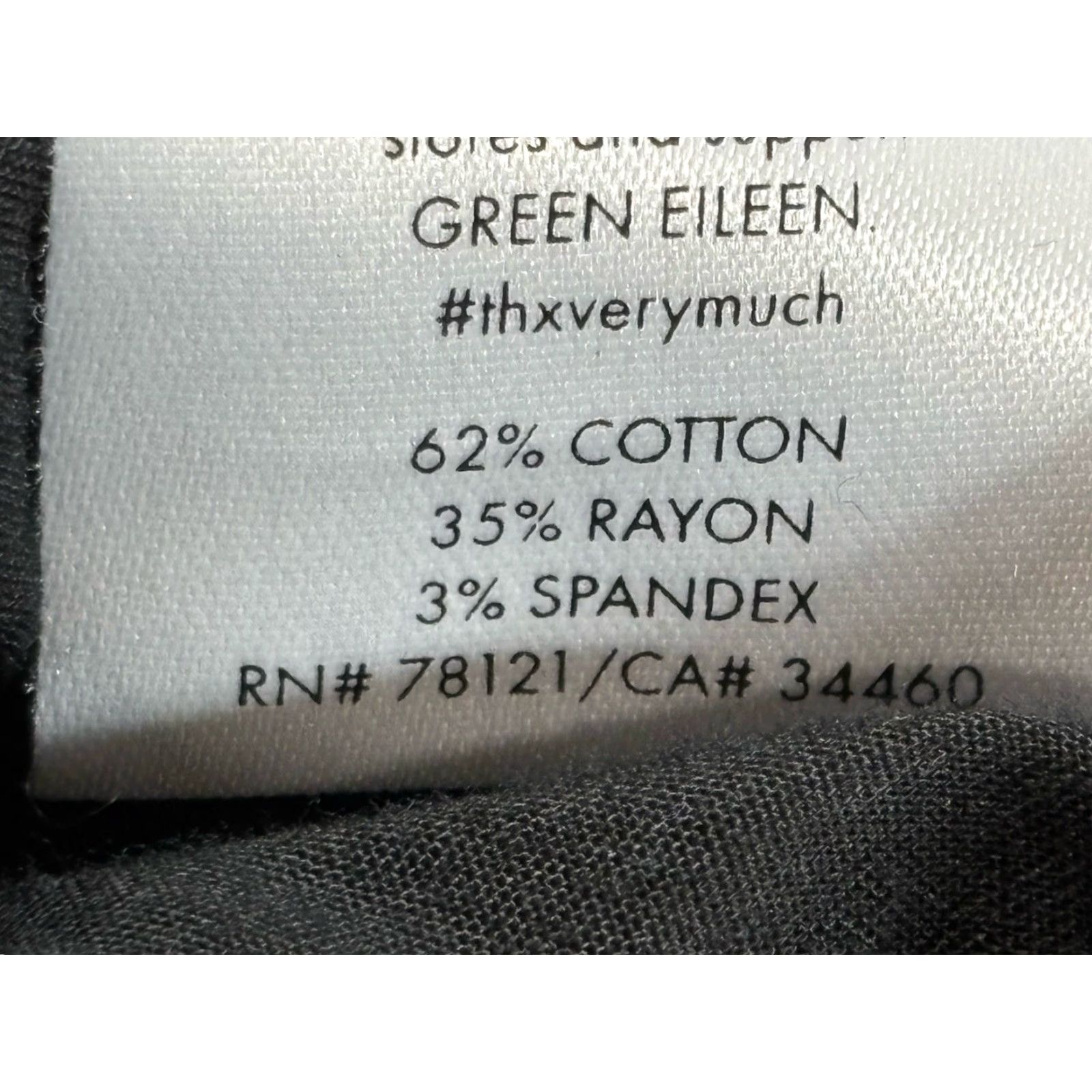 Eileen Fisher Eileen Fisher Womens Jeans Skinny Velveteen Mineral Charcoal Wash 14 33x31 Regular Inseam 31 Size 24" / US 00 / IT 34 - 6 Thumbnail