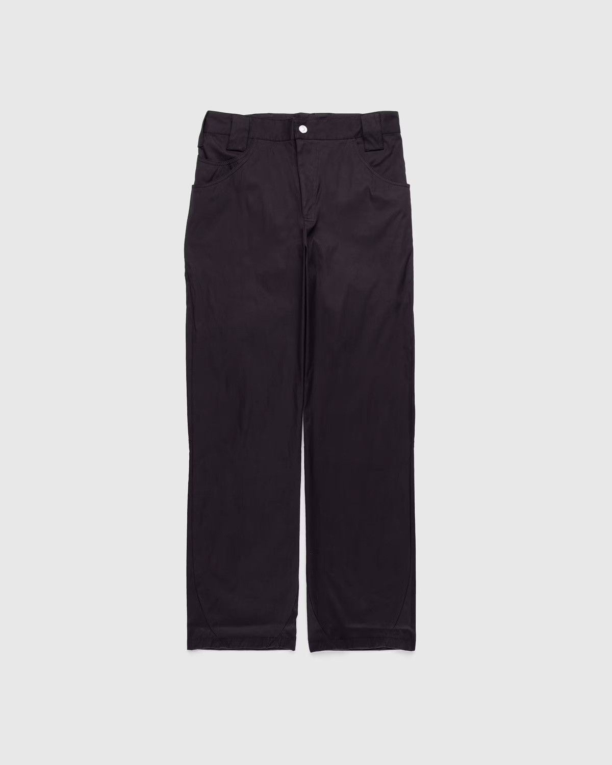 AFFIX affix panel pants deep purple M