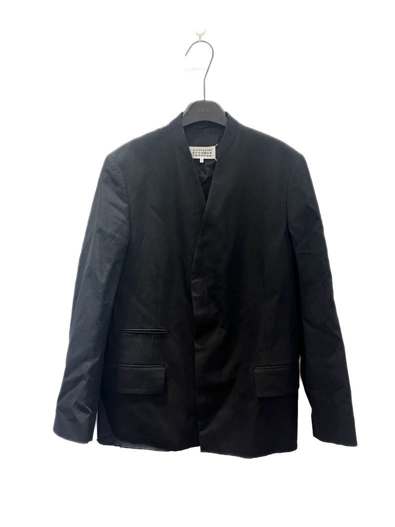 Maison Margiela Maison Margiela Collarless Distressed Blazer Size US M / EU 48-50 / 2 - 1 Thumbnail