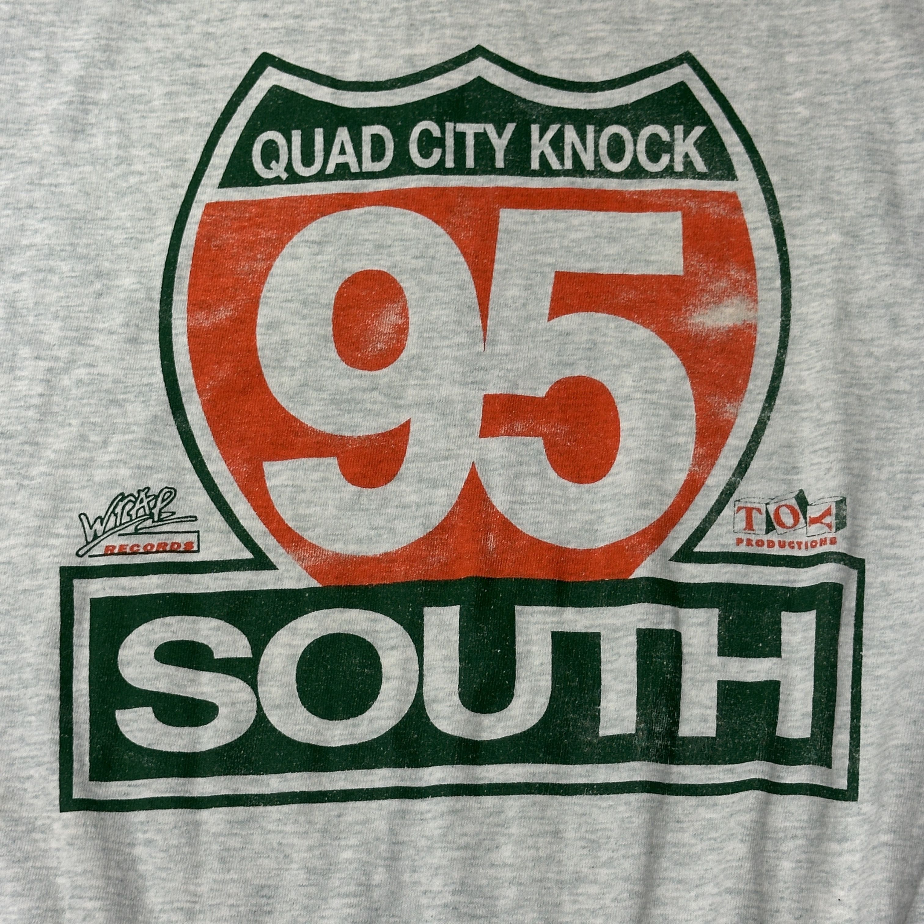 Fruit Of The Loom Vintage Quad City Knock 95 South Graphic T-Shirt Size XL Size US XL / EU 56 / 4 - 2 Thumbnail