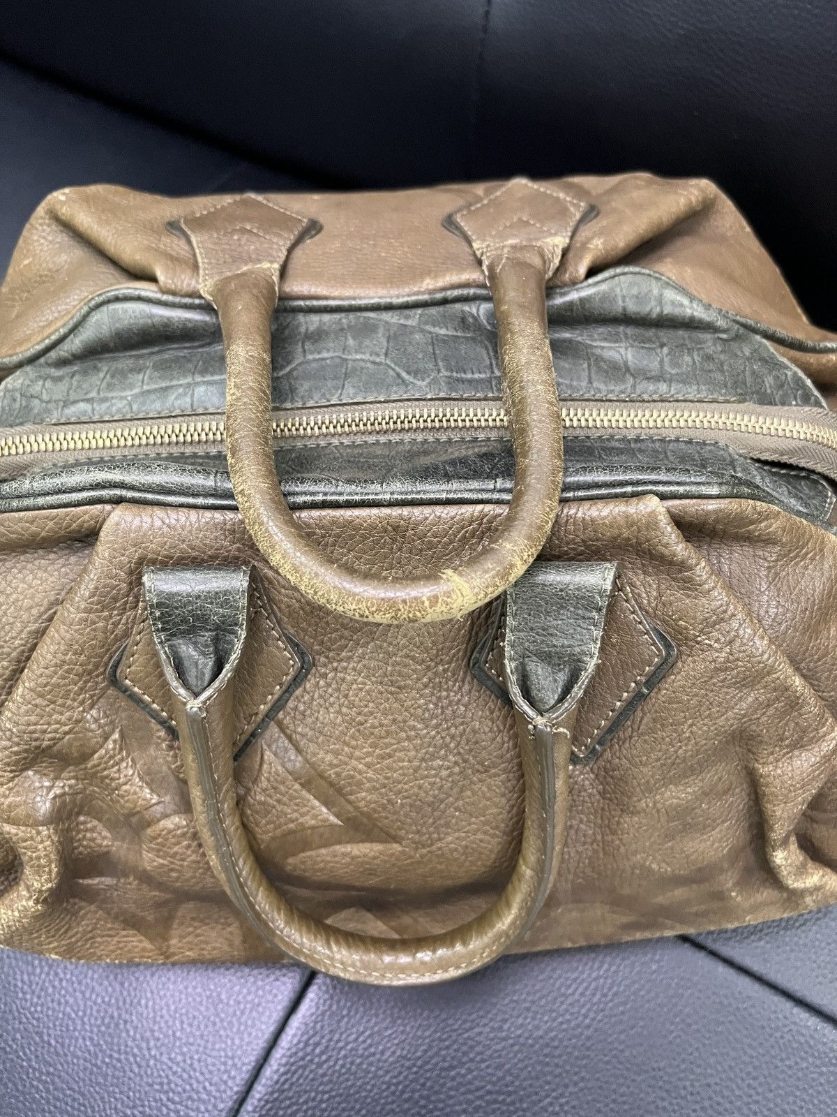 Vivienne Westwood Vivienne Westwood Vintage Orb Embossed Bowling Bag Size ONE SIZE - 7 Thumbnail