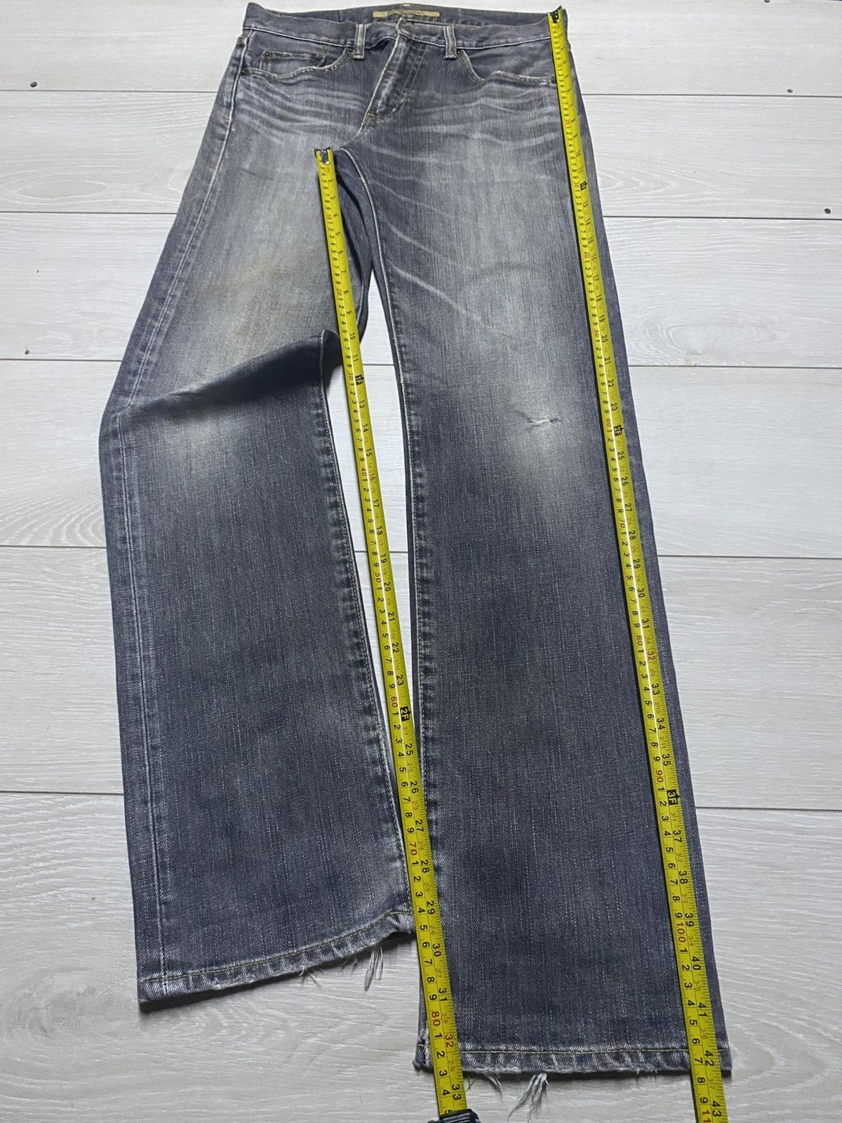 Uniqlo Vintage Japanese Brand Uniqlo S001 Skinny Jeans Size US 30 / EU 46 - 13 Thumbnail